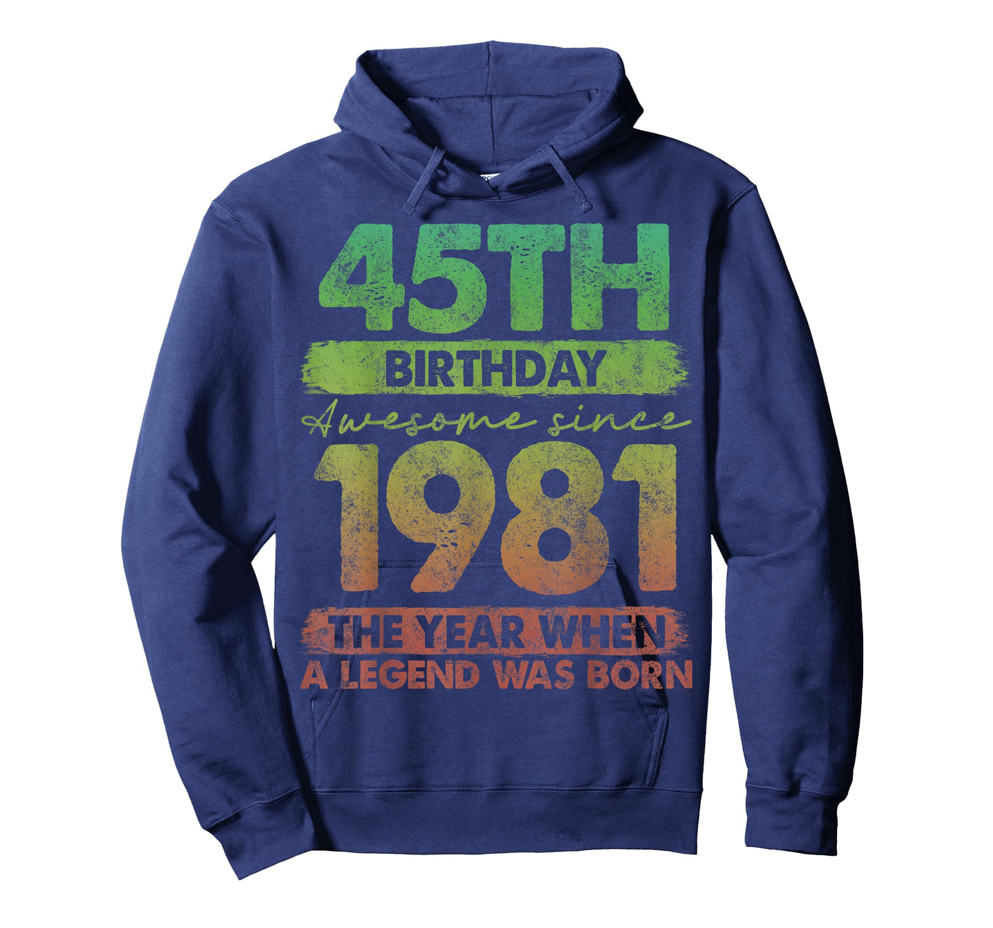45 Year Old Gifts Vintage 1981 Limited Edition 45th Birthday T-Shirt