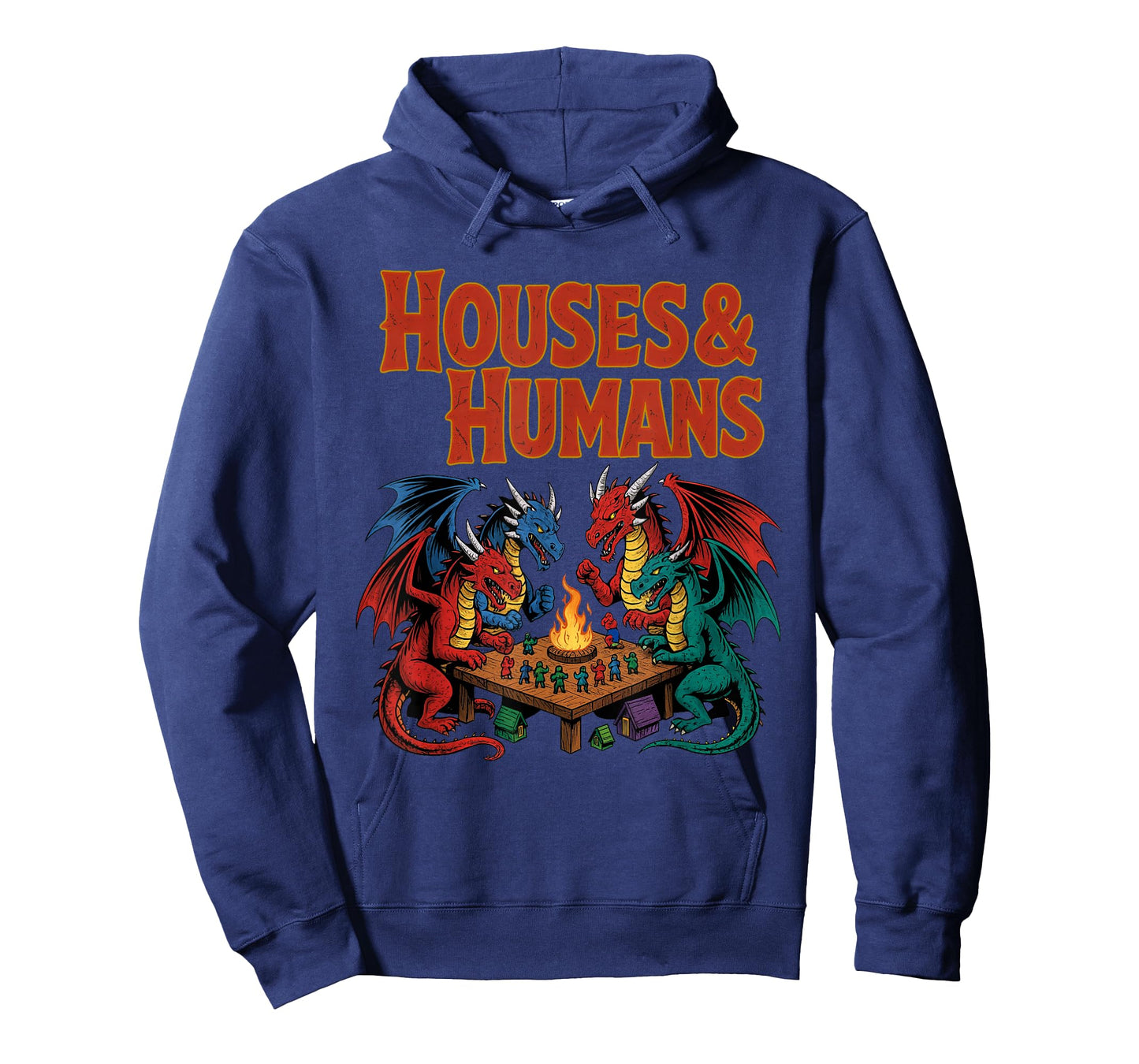 Gaming Houses Humans Funny RPG Parody Gamer Men Boys Kids T-Shirt