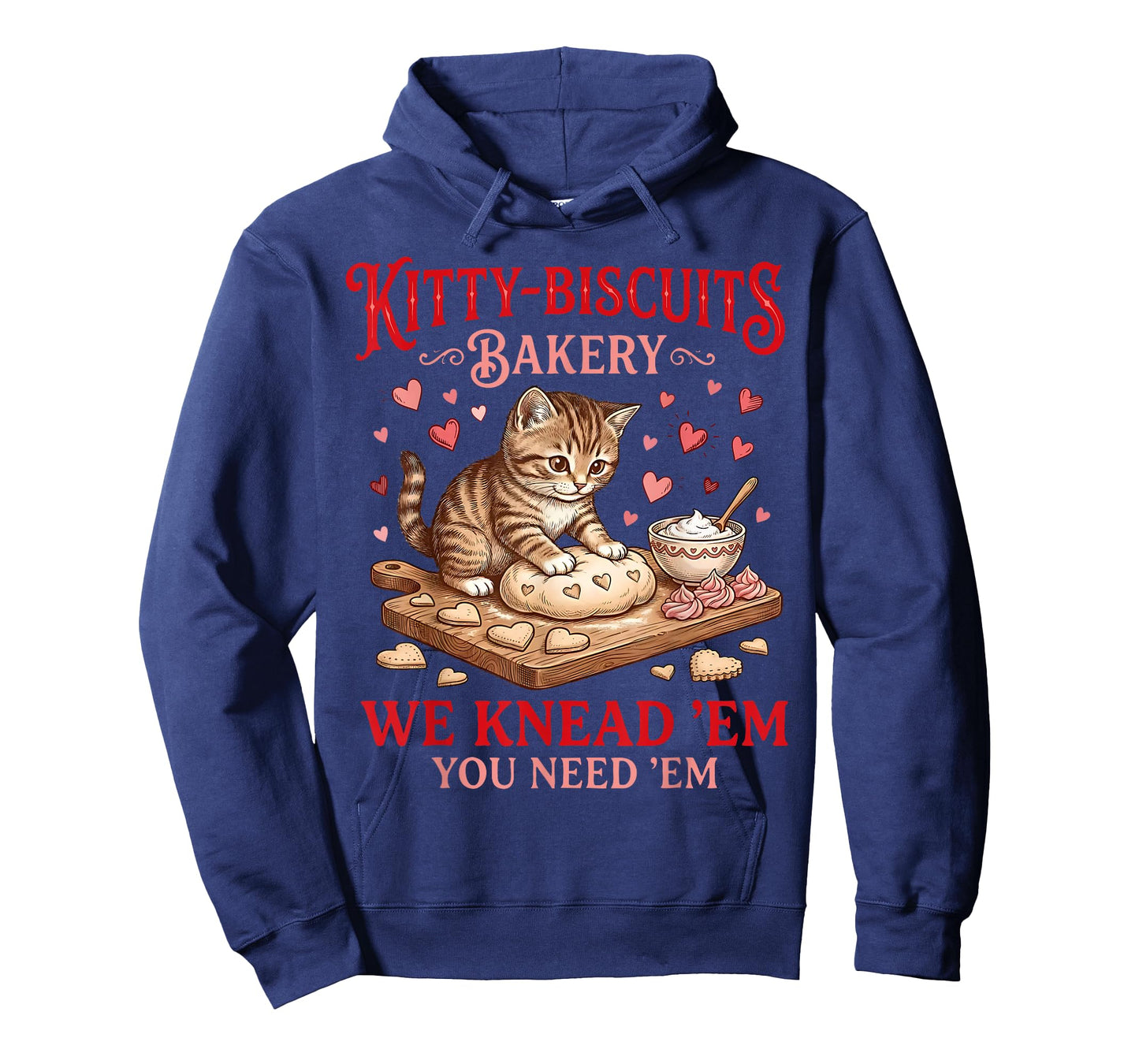Valentines Cat Kitty Biscuits Bakery Kitten Baking Cookies T-Shirt