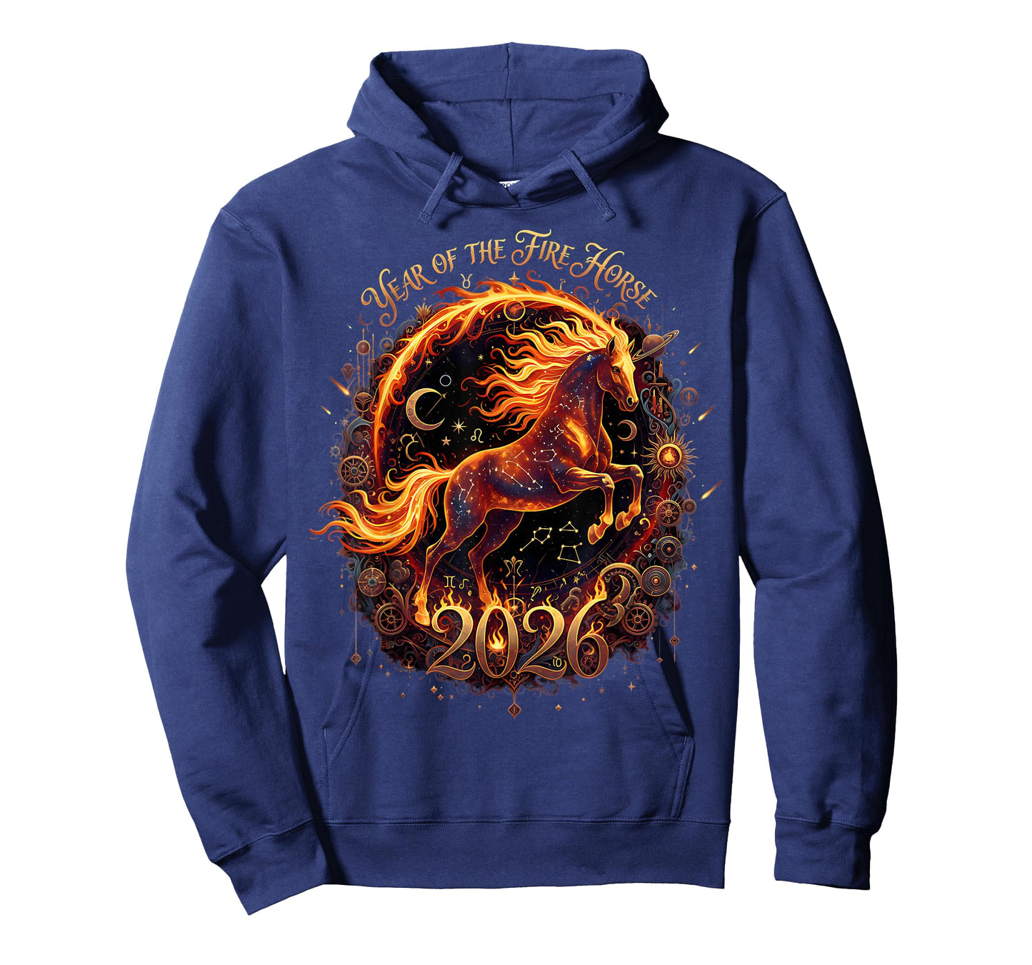 Year of The Fire Horse 2026 Lunar Chinese New Year Zodiac T-Shirt