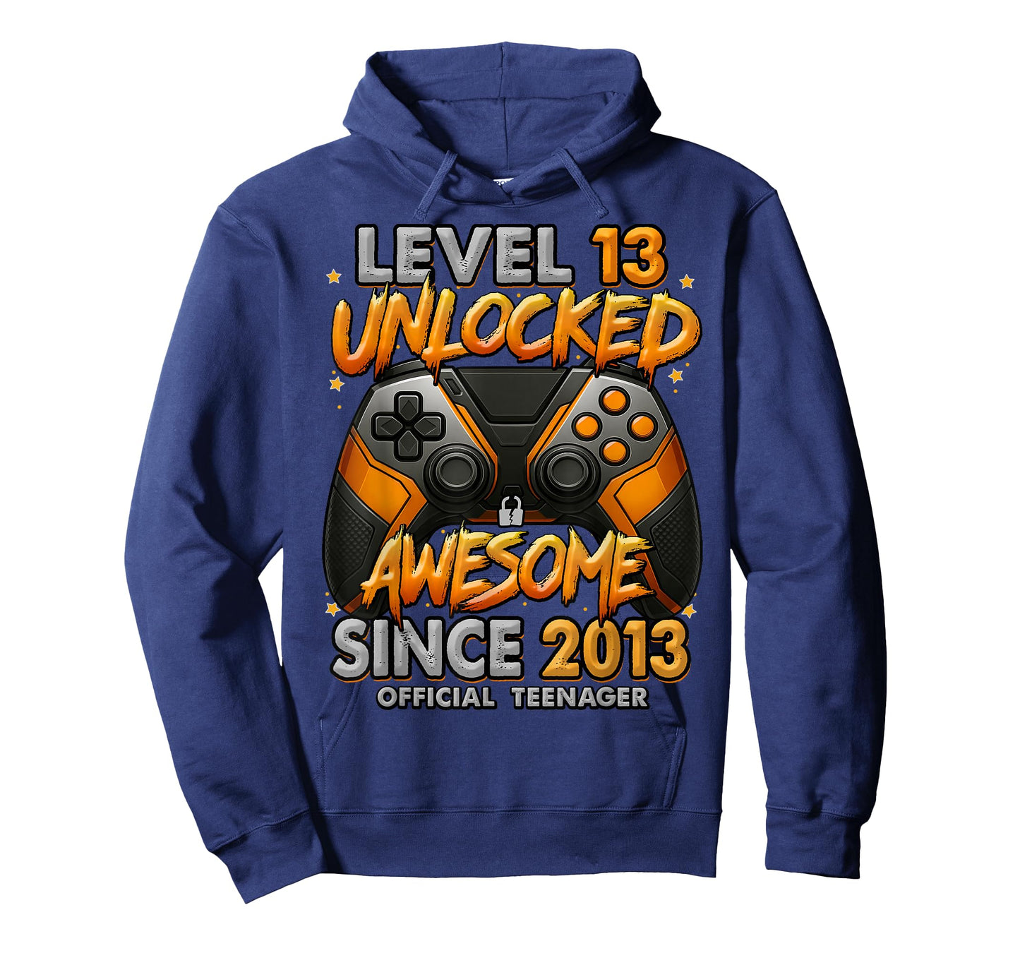 Level 13 Unlocked Awesome Since 2013 13th Birthday Gaming T-Shirt