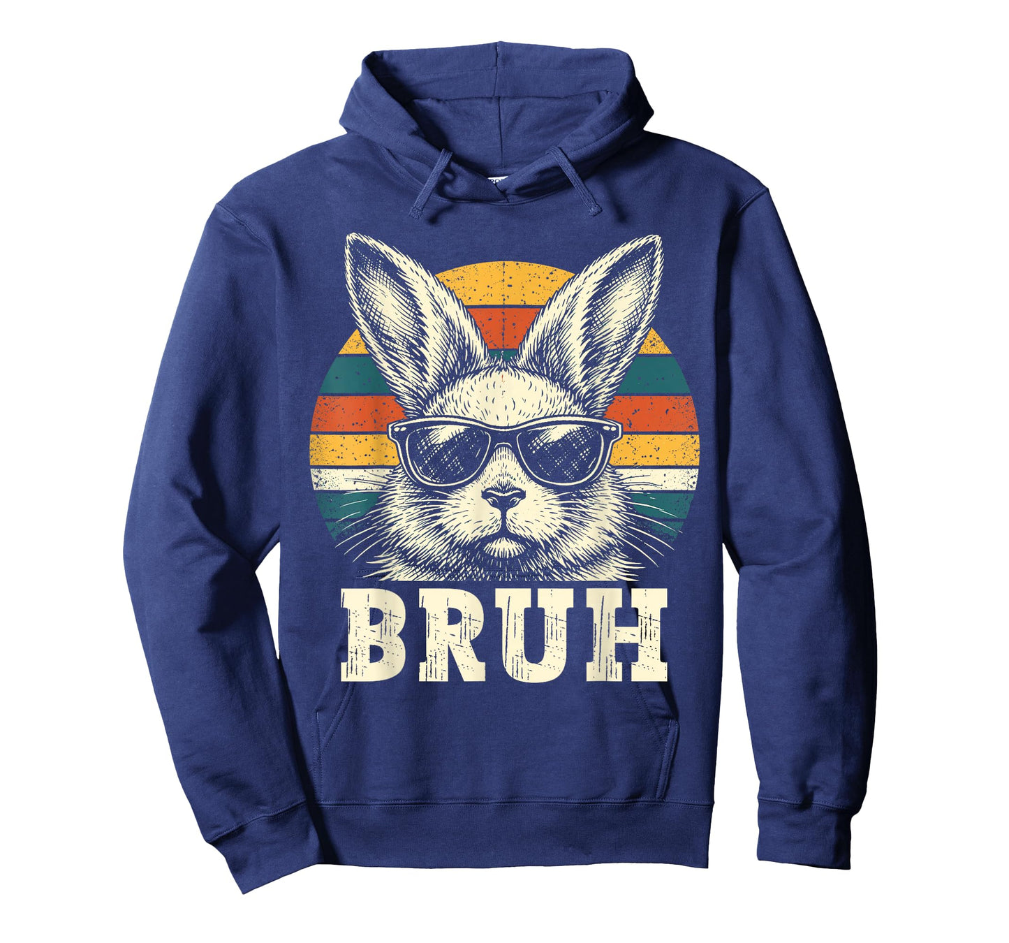 Kids Boy Easter Retro Bunny Bruh Easter Kids Boy Toddler Men T-Shirt