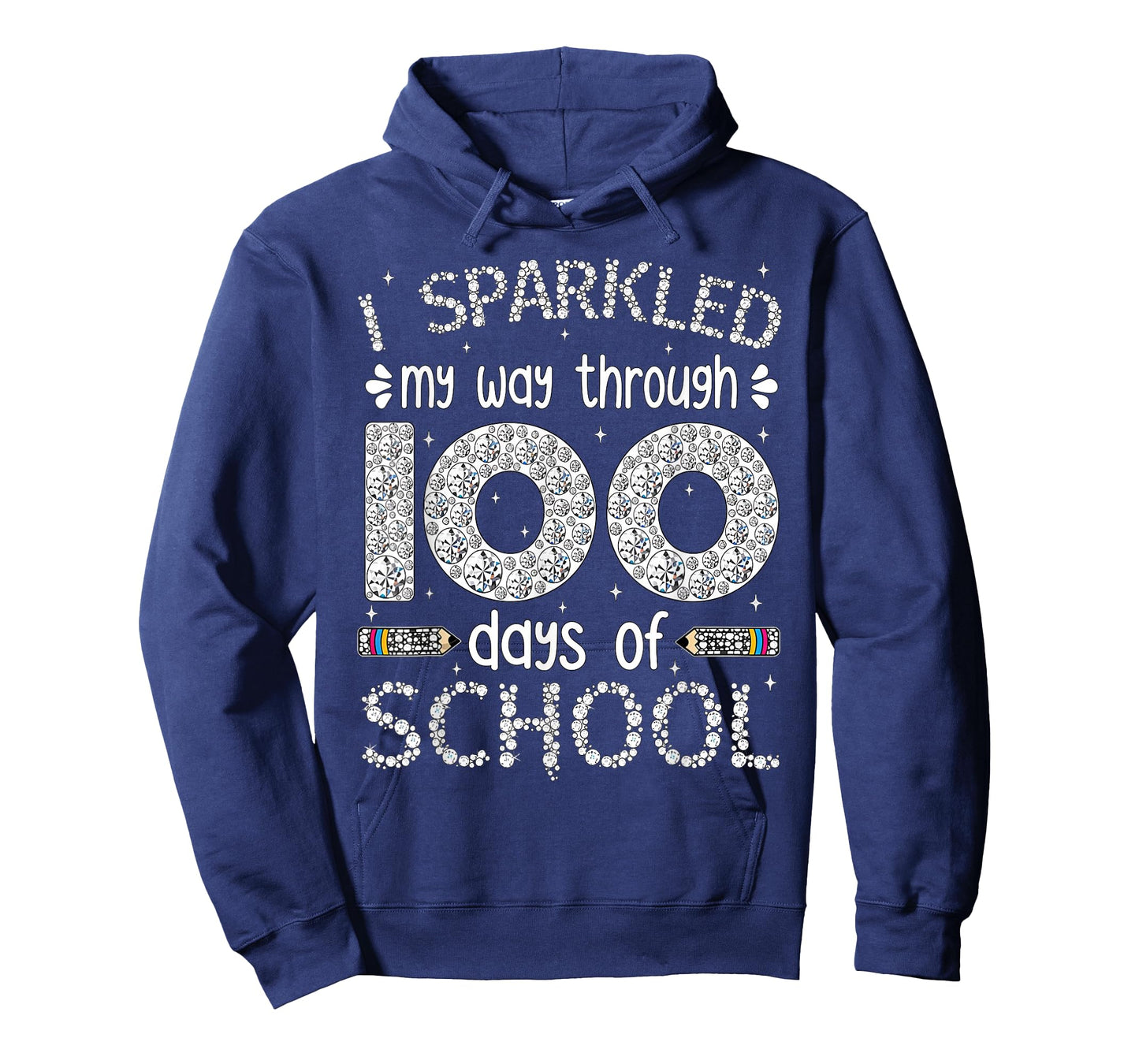 Funny 100 Days of School Teacher Student Kids 100th Day T-Shirt