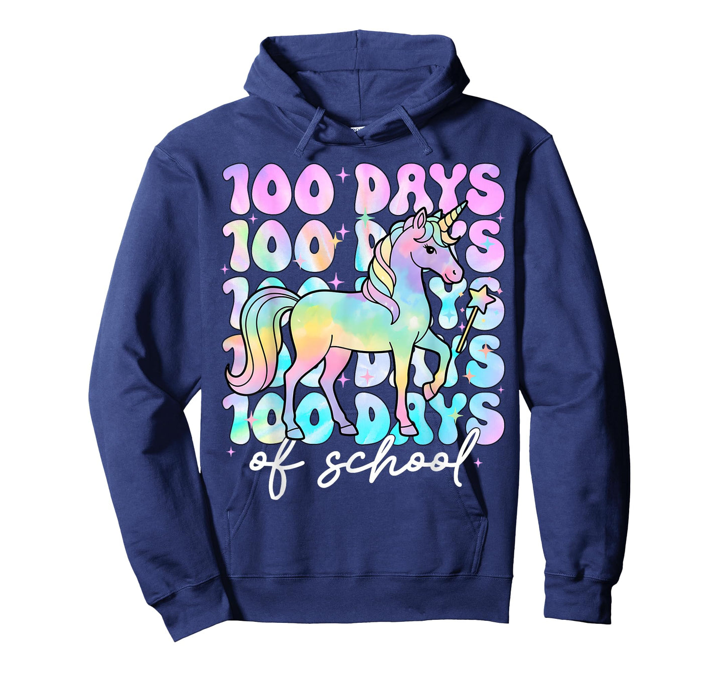 100 Days of School Unicorn Girls 100th Day of School Teacher T-Shirt