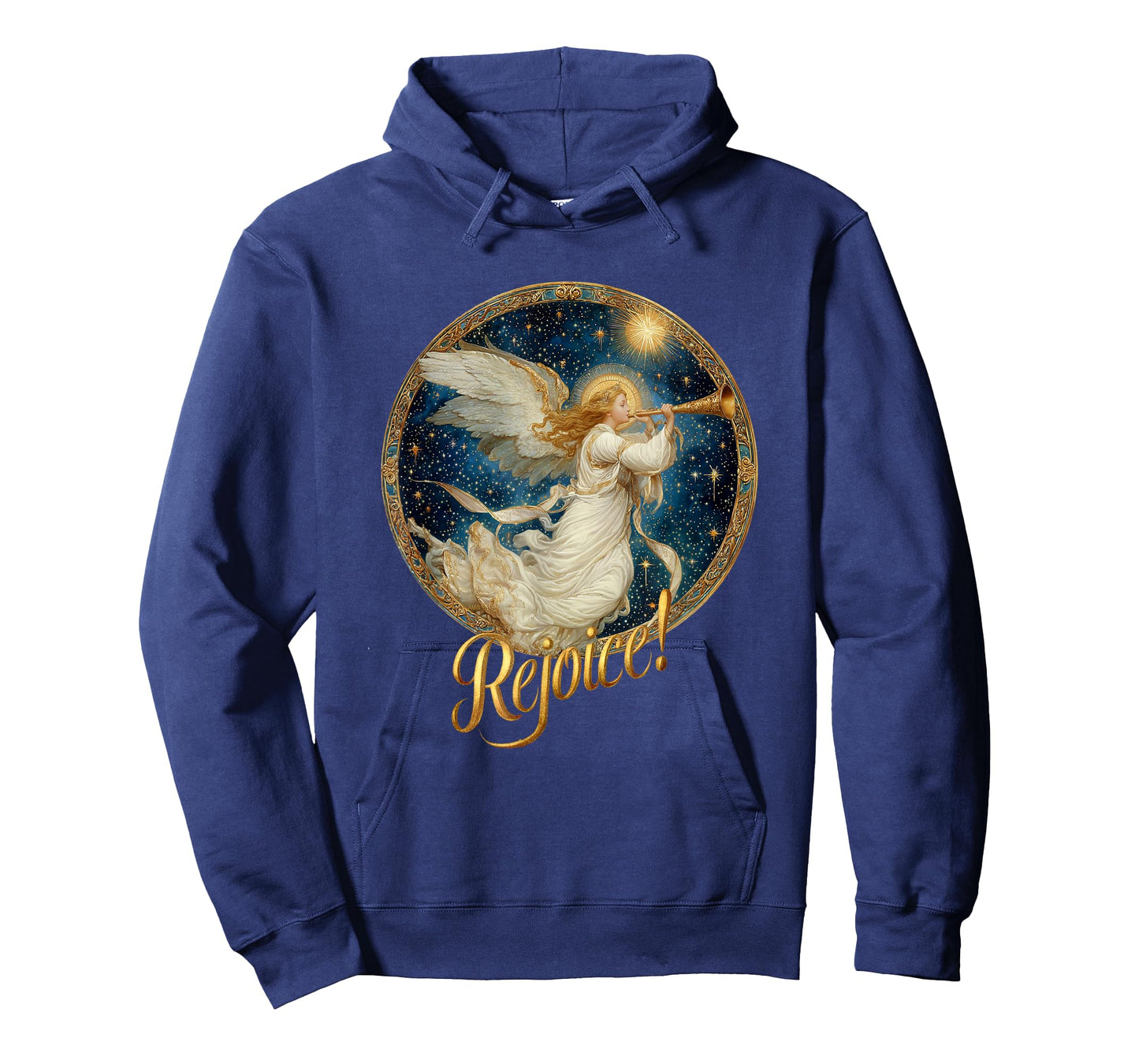 Christmas Angel with Trumpet - Rejoice! Holy Night (C) T-Shirt