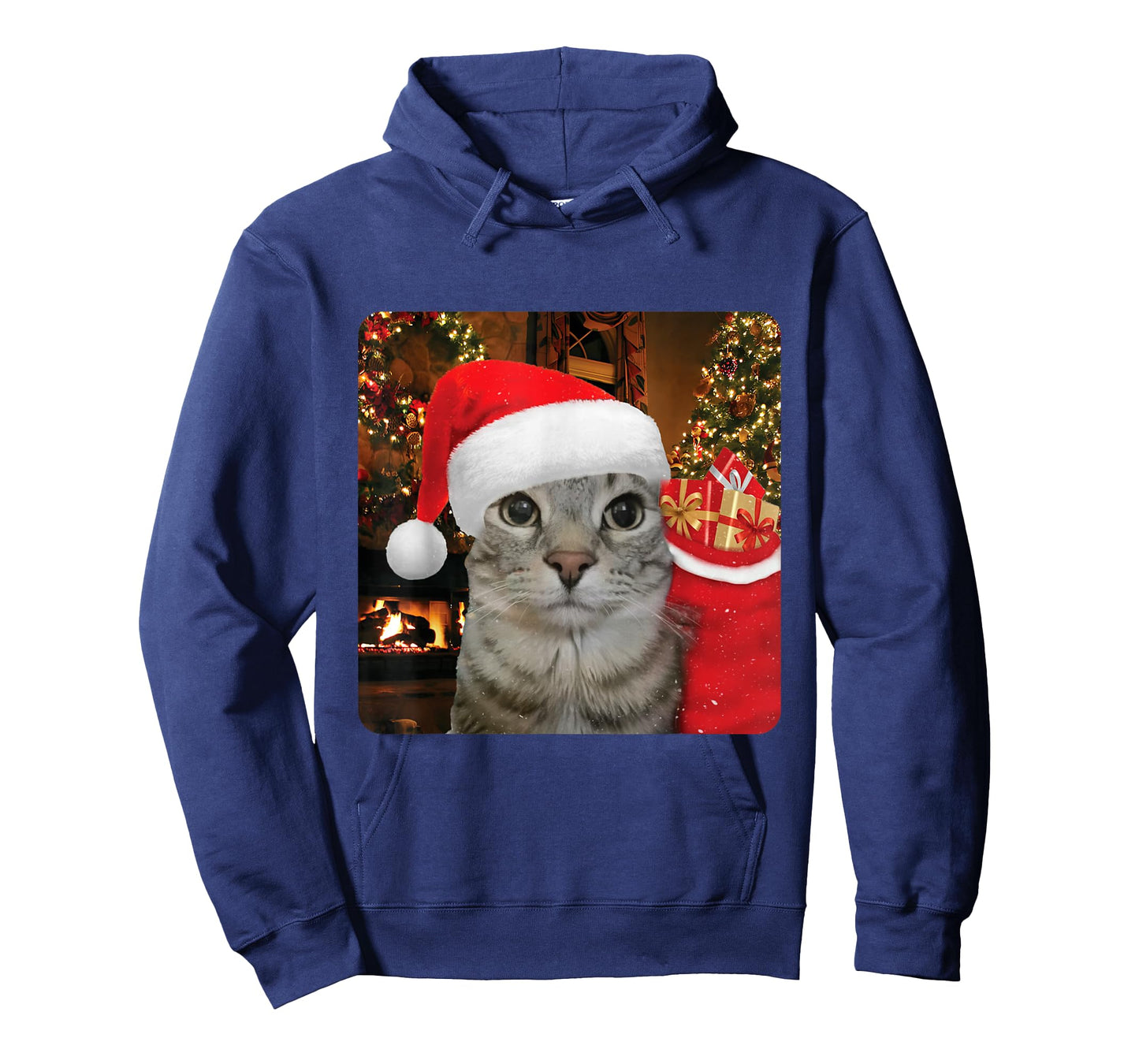 Funny Christmas Rizz Season Humor Cat Internet Meme Brainrot T-Shirt