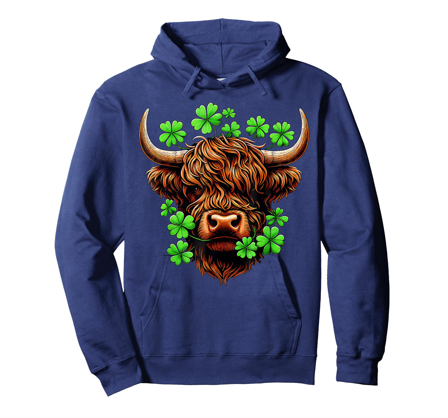 Highland Cow St Patricks Day Saint Pattys Highland Heifer T-Shirt