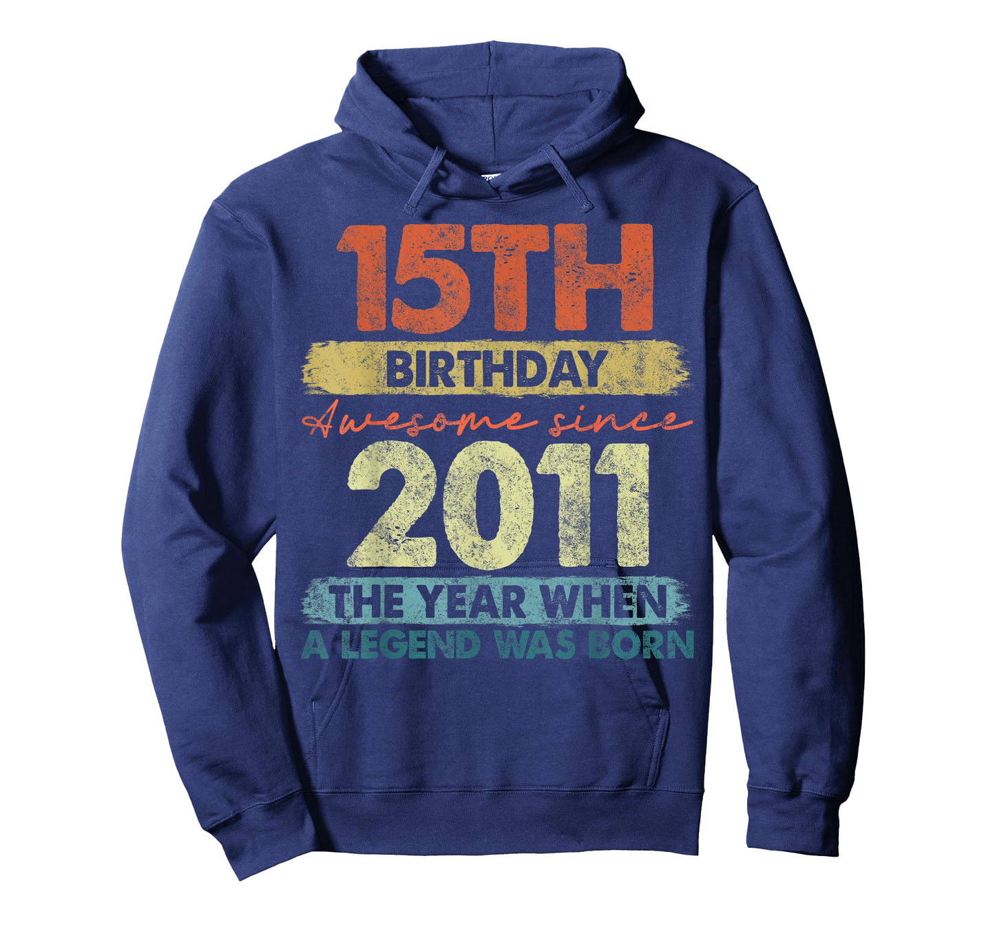 15 Year Old Gifts Vintage 2011 Limited Edition 15th Birthday T-Shirt