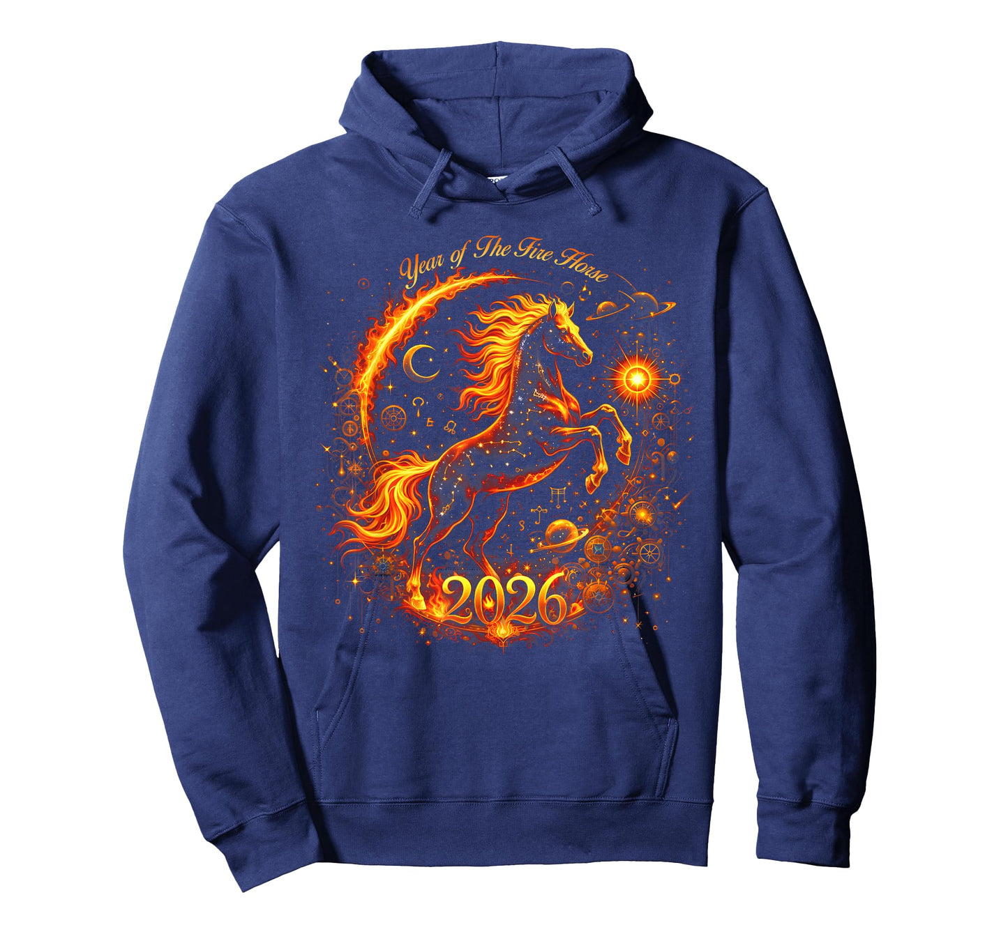 Year of The Fire Horse 2026 Lunar Chinese New Year Zodiac T-Shirt