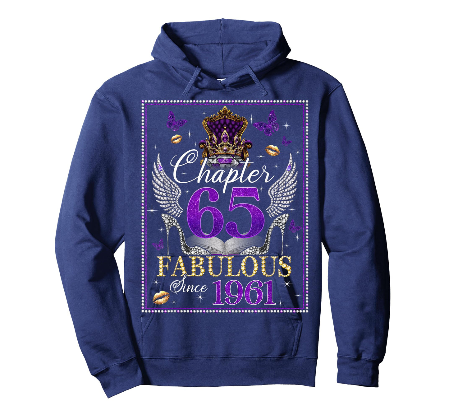 Chapter 65 Fabulous Since 1961 65th Birthday Women Girls T-Shirt