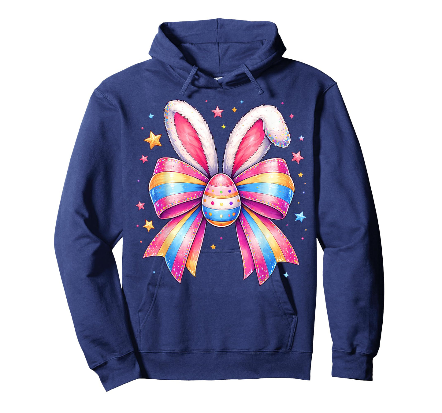 Girls Easter Cute Coquette Bow Egg Easter Kids Girls Women T-Shirt