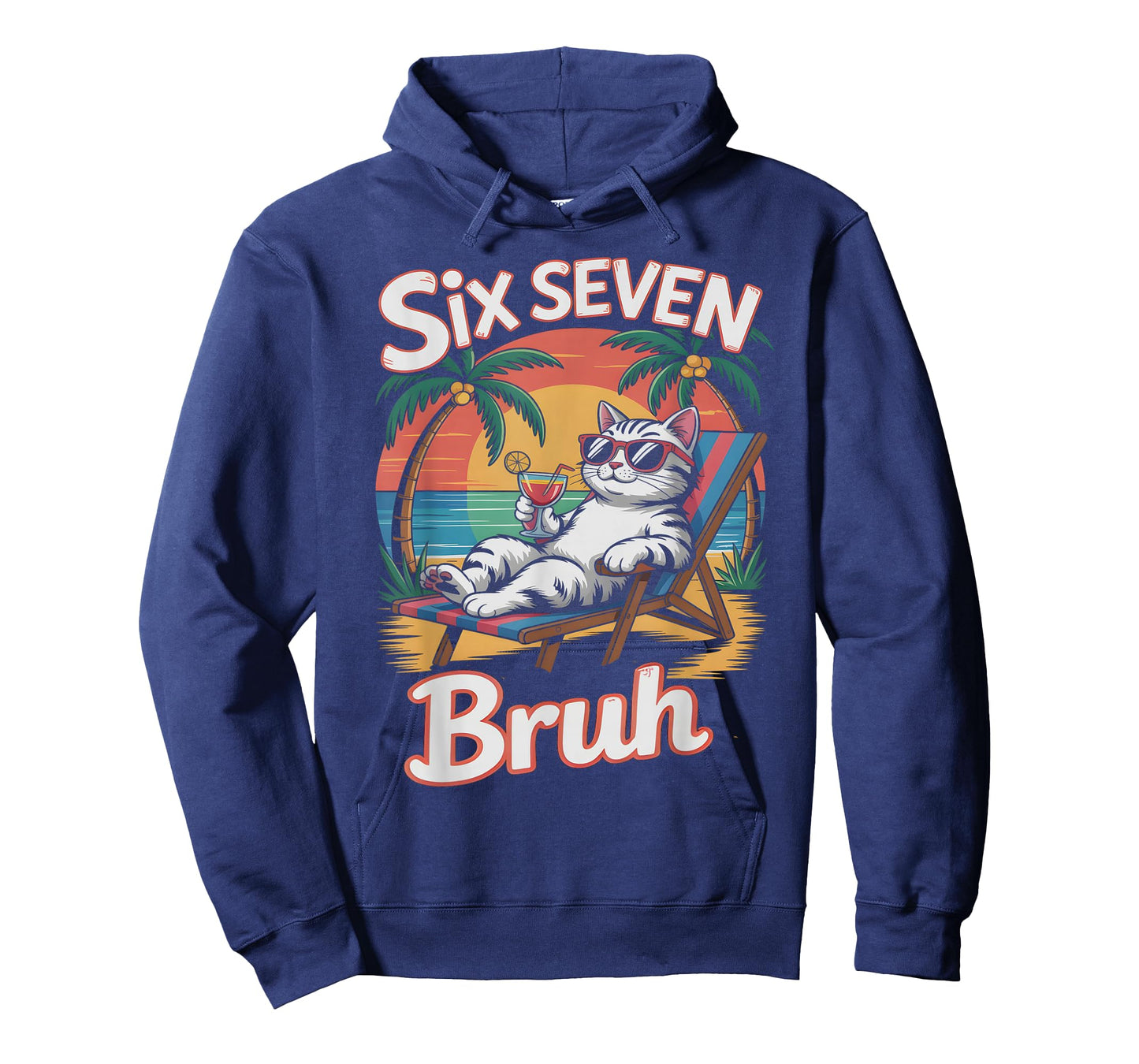 Keep Calm 67 Bruh Cat Vacation Cruise Trip Joke Gen Alpha Z T-Shirt