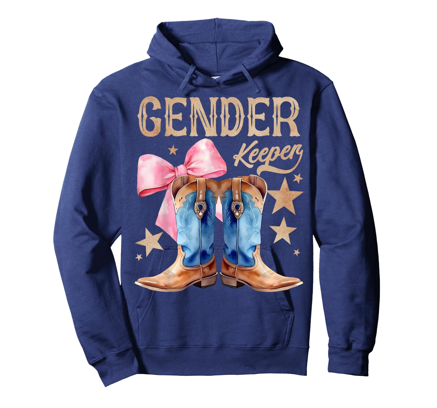 Boots Or Bows Keeper of The Gender Reveal Family Matching T-Shirt