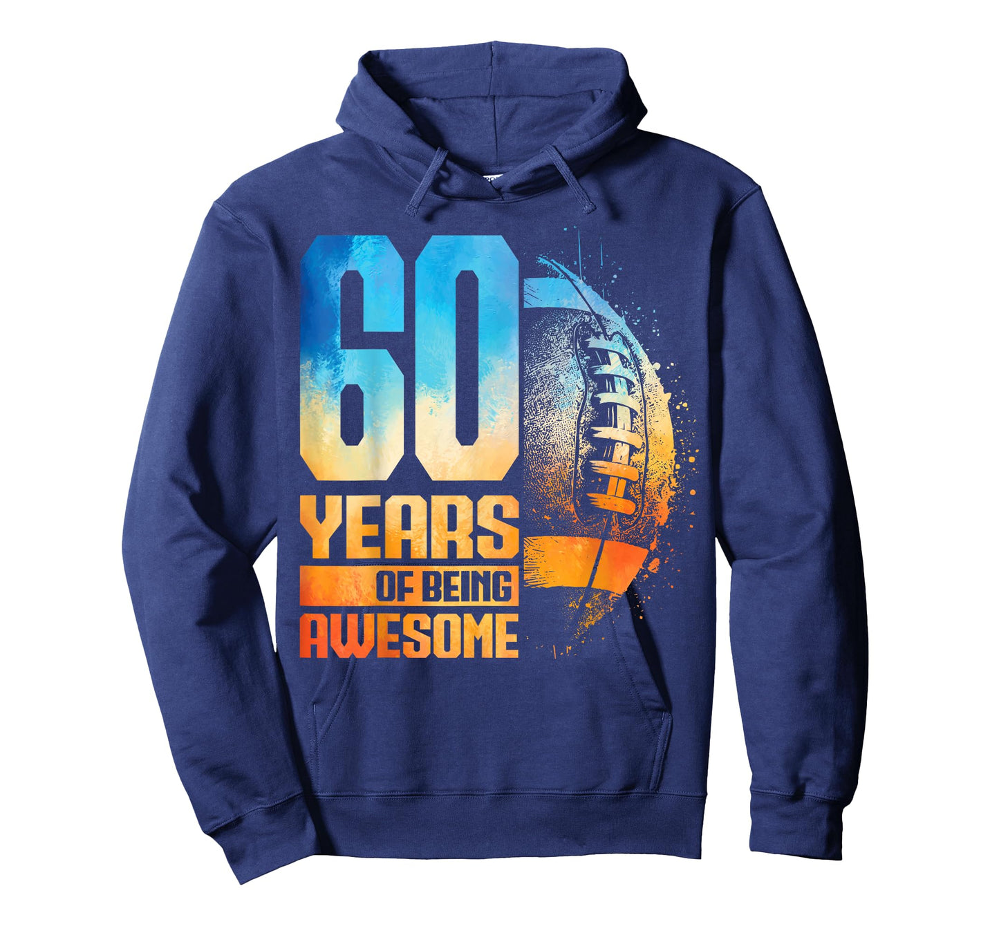 60th Birthday American Football 60 Years Old Man Woman T-Shirt