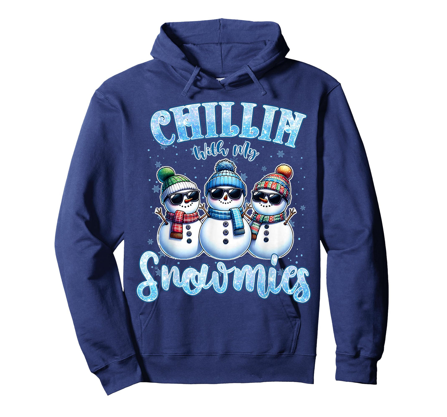 Chillin with My Snowmies Funny Snowman Christmas Kids Boys T-Shirt