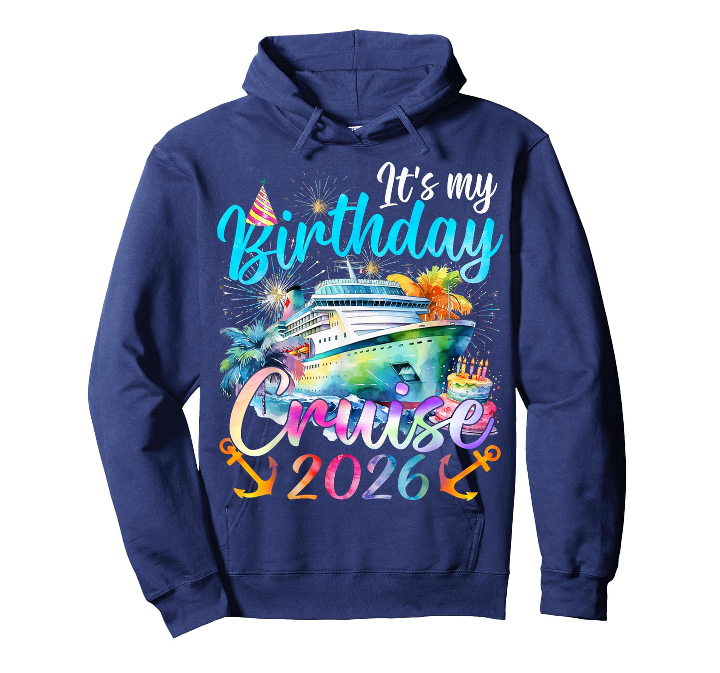 It's My Birthday Cruise 2026 Family Cruise Vacation Trip T-Shirt