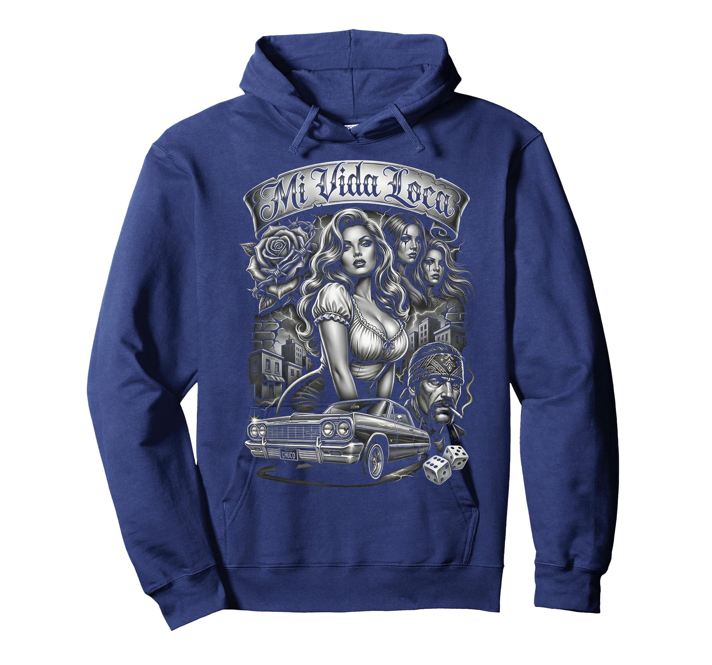 Mi Vida Loca Lowrider Art Chicano Culture Street Style T-Shirt