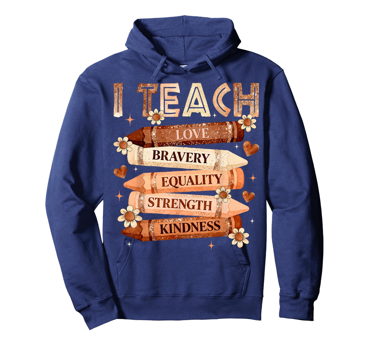 Black History Month Black Teacher I Teach Love Kindness T-Shirt