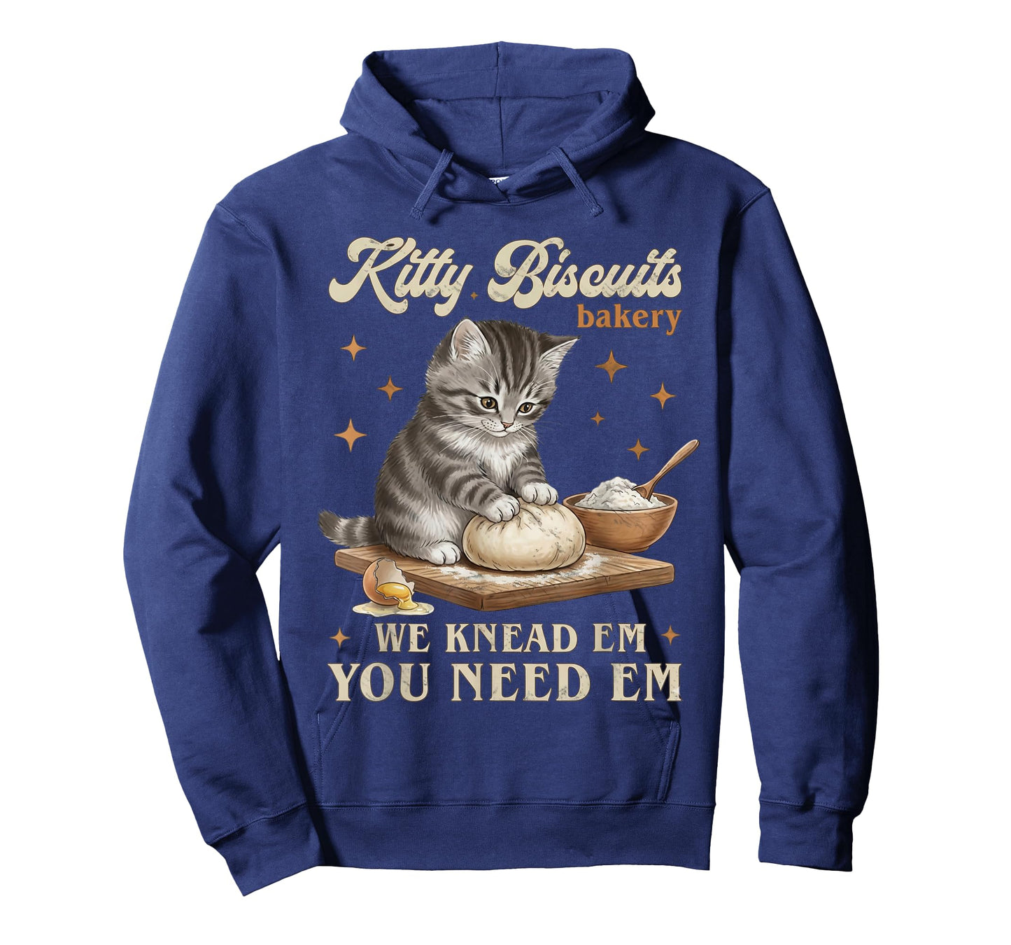 Funny Baking Art Kitty Biscuits Bakery Cat Lover Kitten T-Shirt