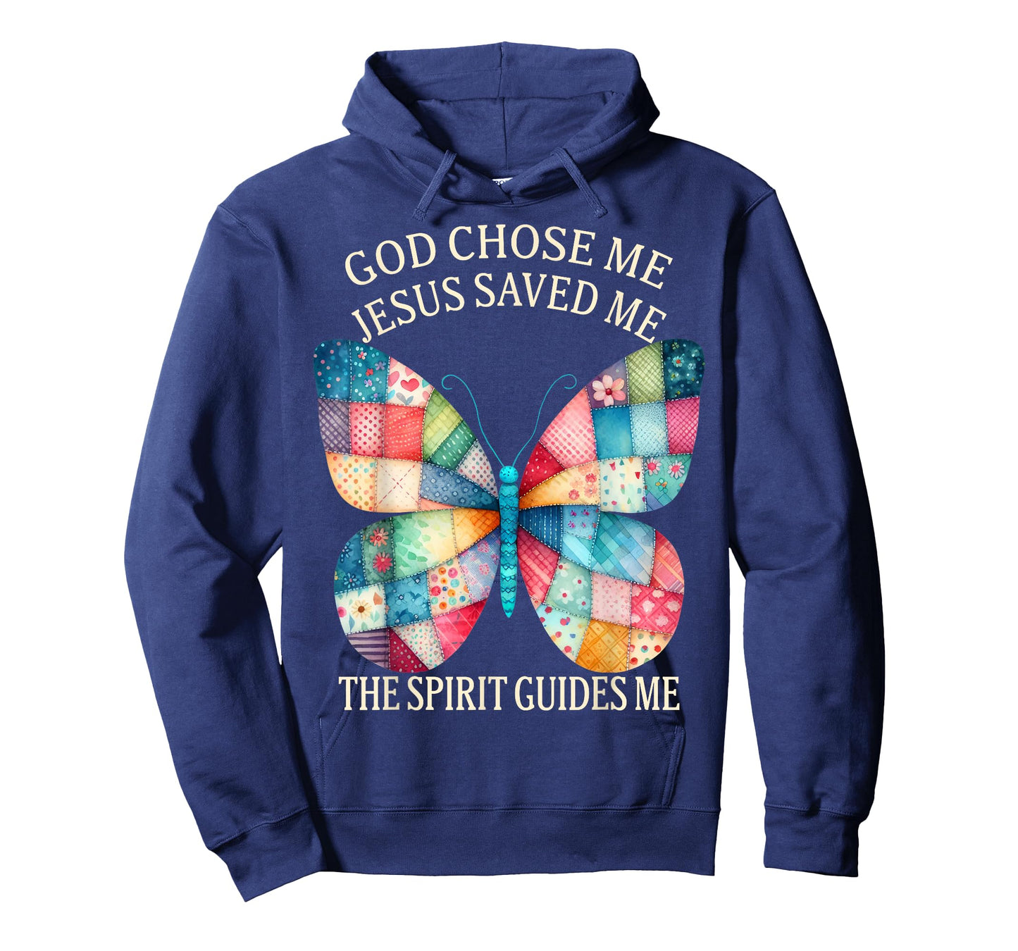 Christian Faith God Chose Me Jesus Saved Me Butterfly T-Shirt