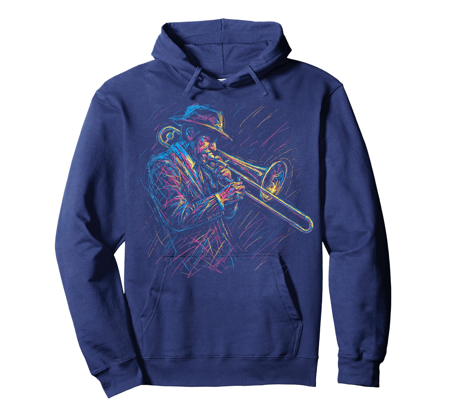 Jazz Musician Trombone Player Artistic Music Jazz Lover T-Shirt