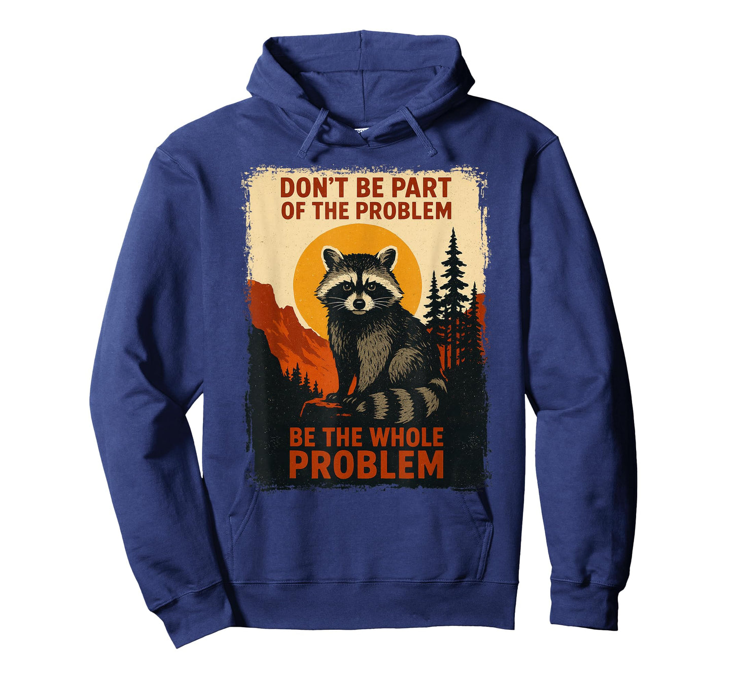 Funny Raccoon Nature Wildlife Outdoor Graphic Sarcastic T-Shirt