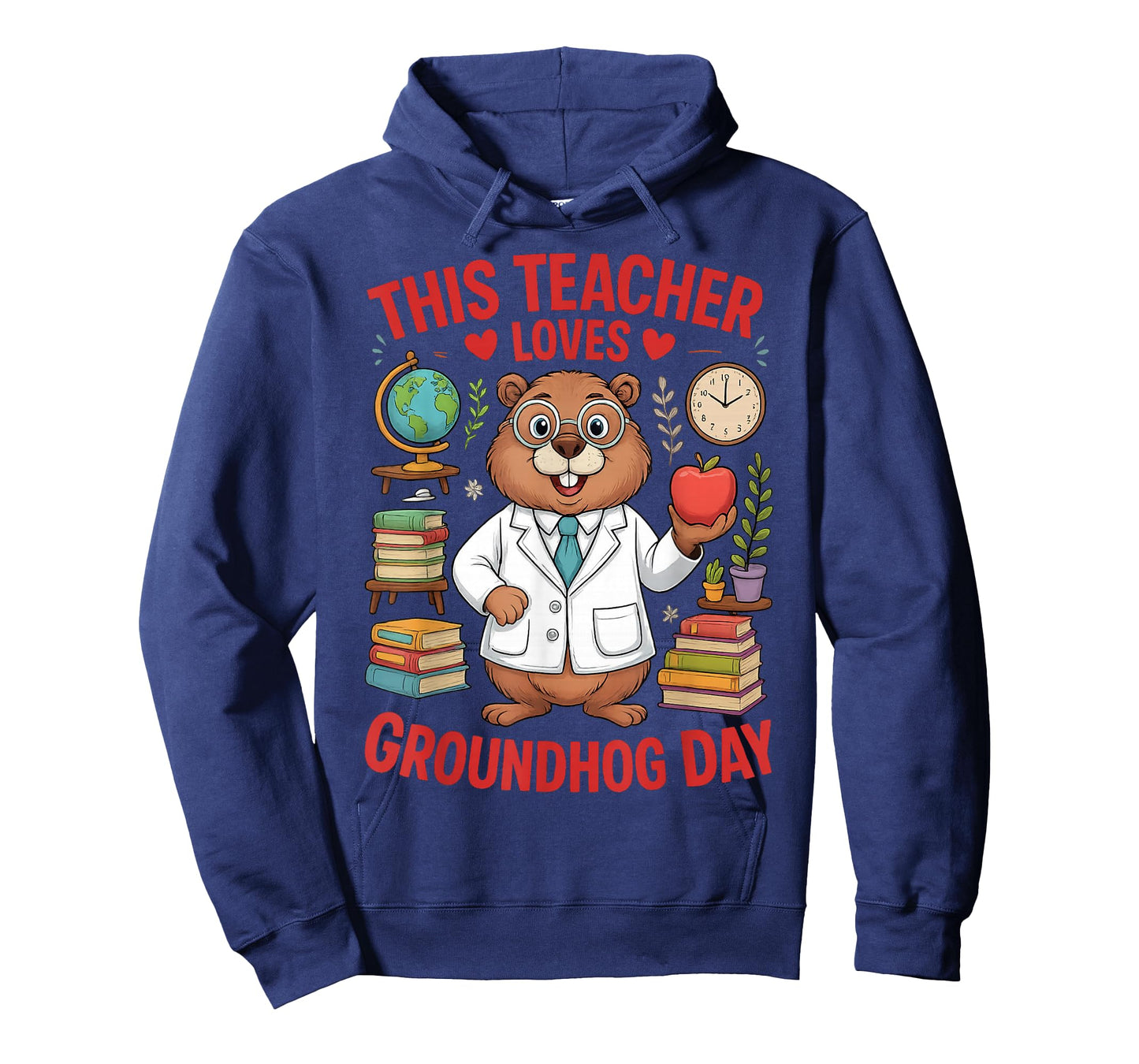 This Teacher Loves Groundhog Day Funny Teacher Quote T-Shirt