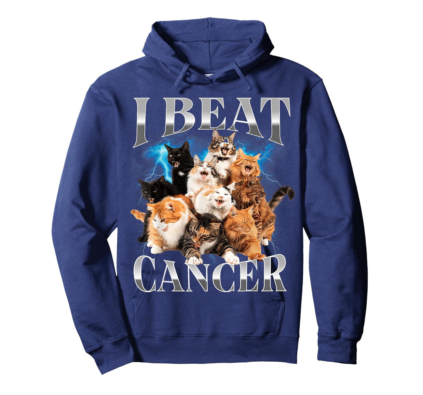 I Beat Cancer Survivor - Funny Cat Meme - Bootleg T-Shirt