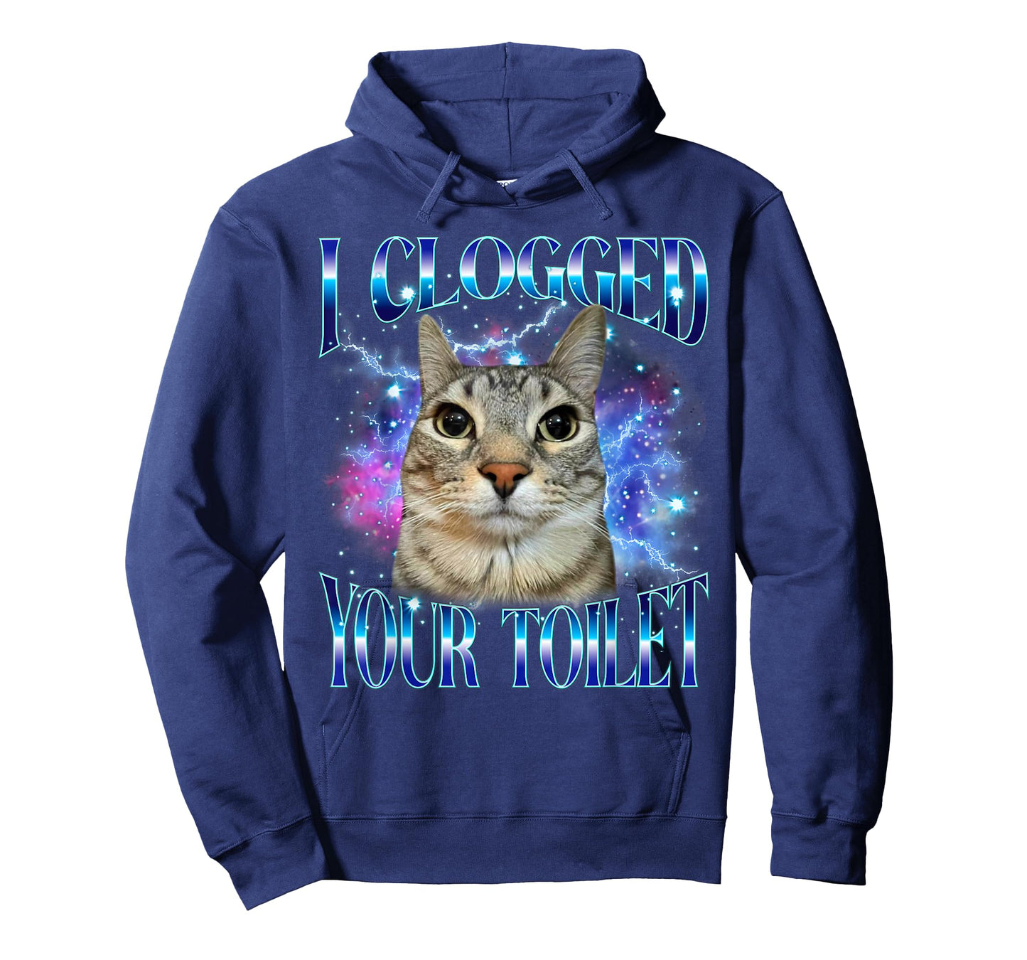 I Clogged Your Toilet Funny Cat Meme Stupid Brainrot T-Shirt