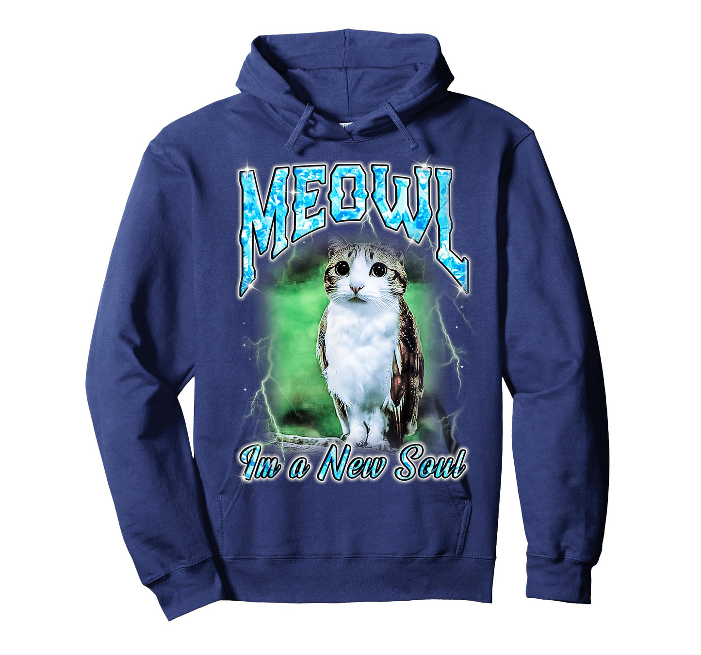 Meowl Cat Owl Funny Cursed Internet Bootleg T-Shirt