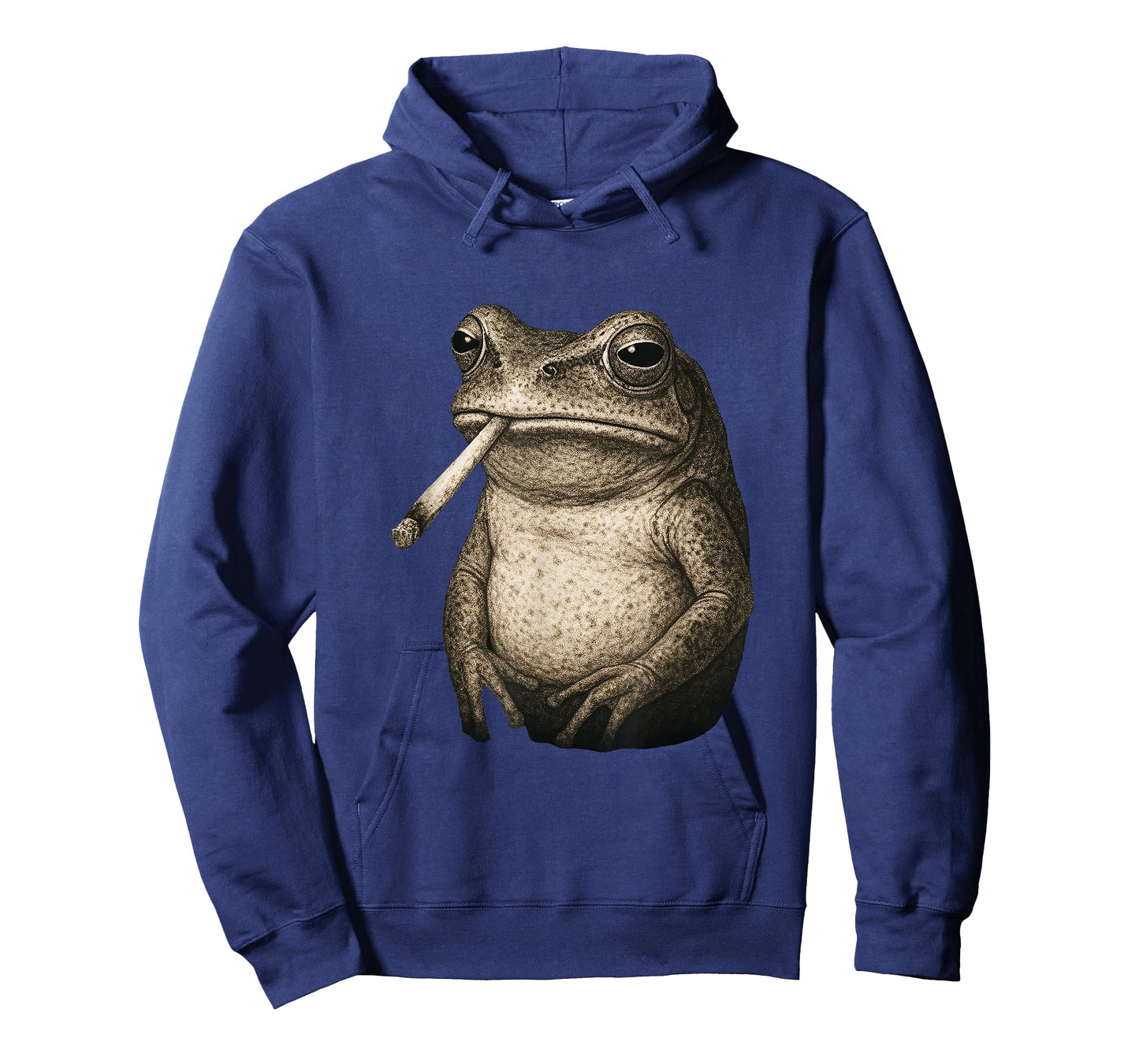 Funny Smoking Frog Cigarette Gen Z Meme Toad Graphic T-Shirt