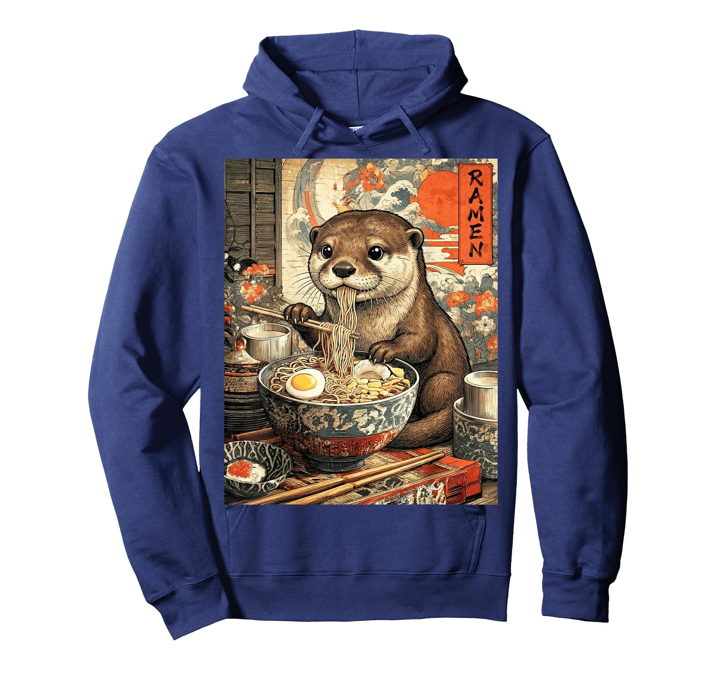 Funny Ramen Otter Noodle Lovers Anime Otaku T-Shirt