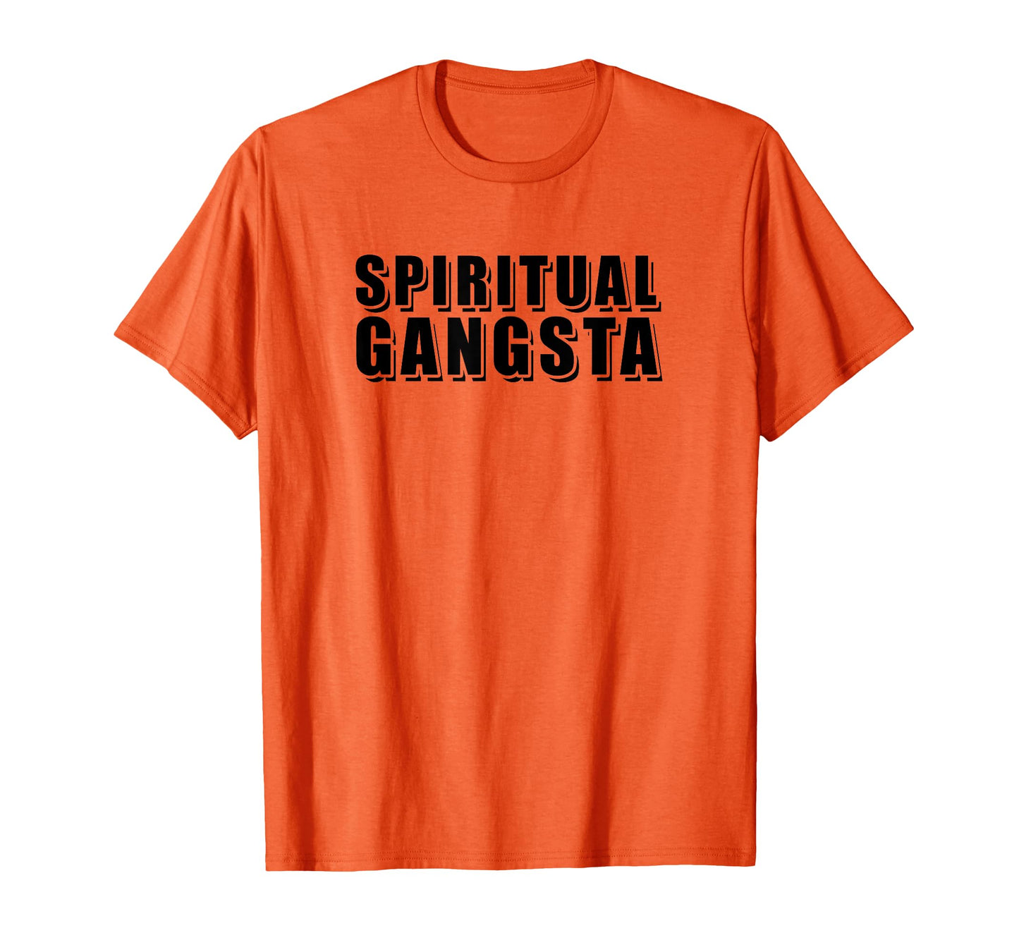 Womens Mens Funny Yoga Spiritual Gangsta Shirts