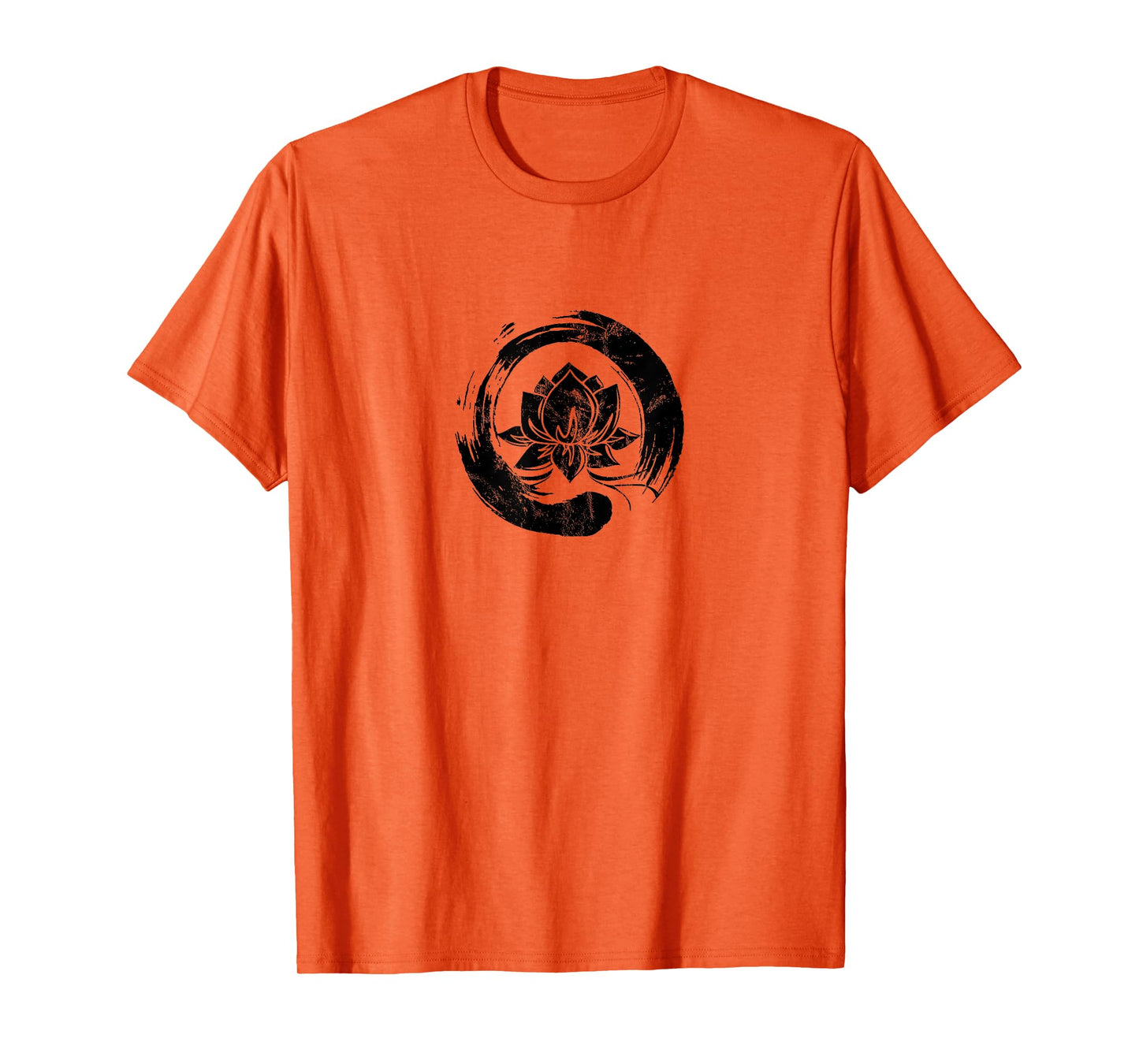 Enso Zen Circle of Enlightenment Lotus Vintage T-shirt