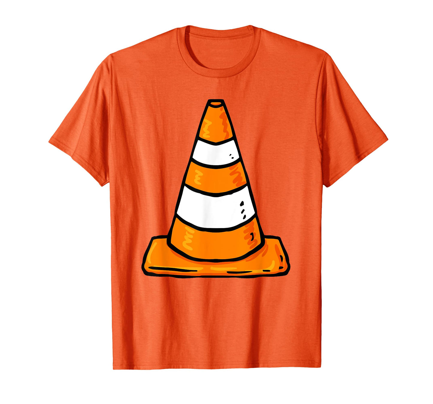 Traffic Cone Costume Group Matching Family Costume T-Shirt