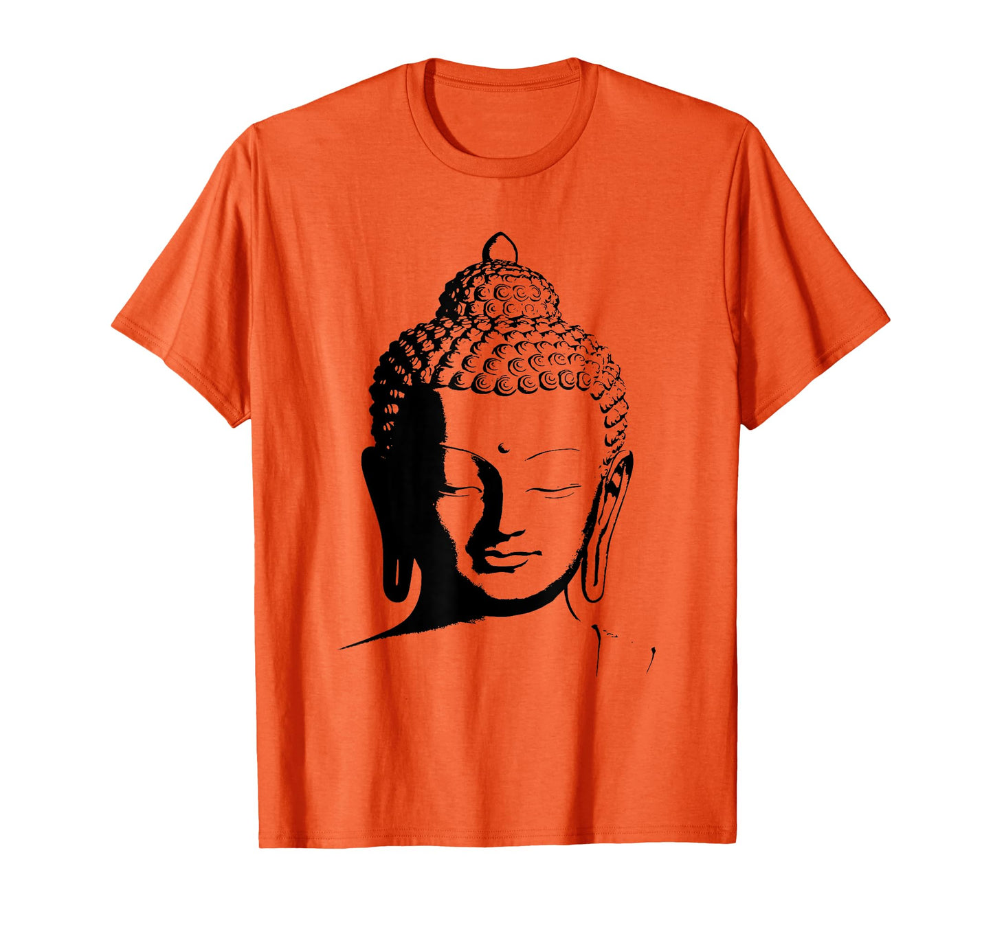 Zen Buddha Head Buddhism Graphic Meditation Spiritual Design T-Shirt