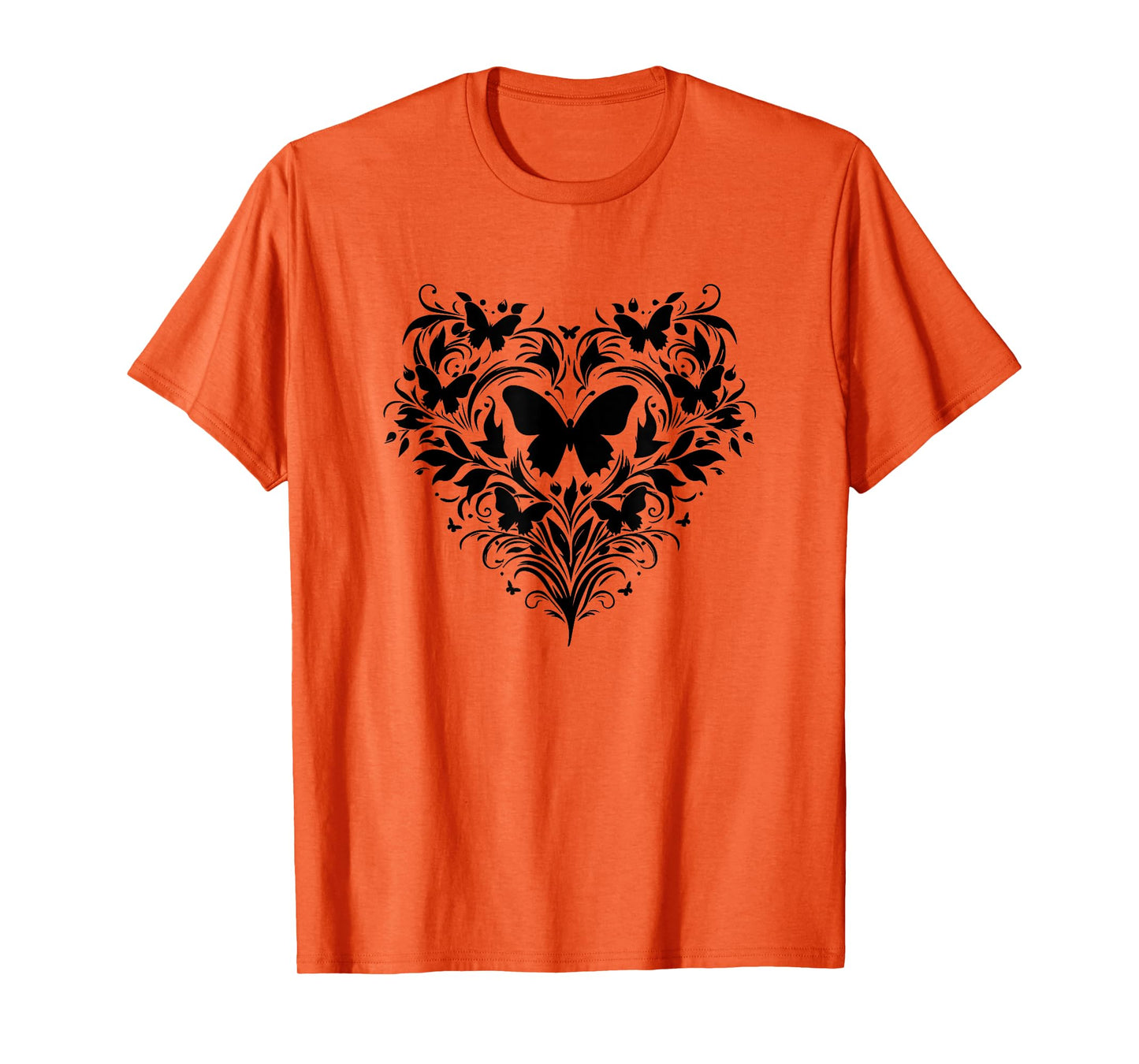 Moths, butterflies, heart, floral, plants, insects, species T-Shirt