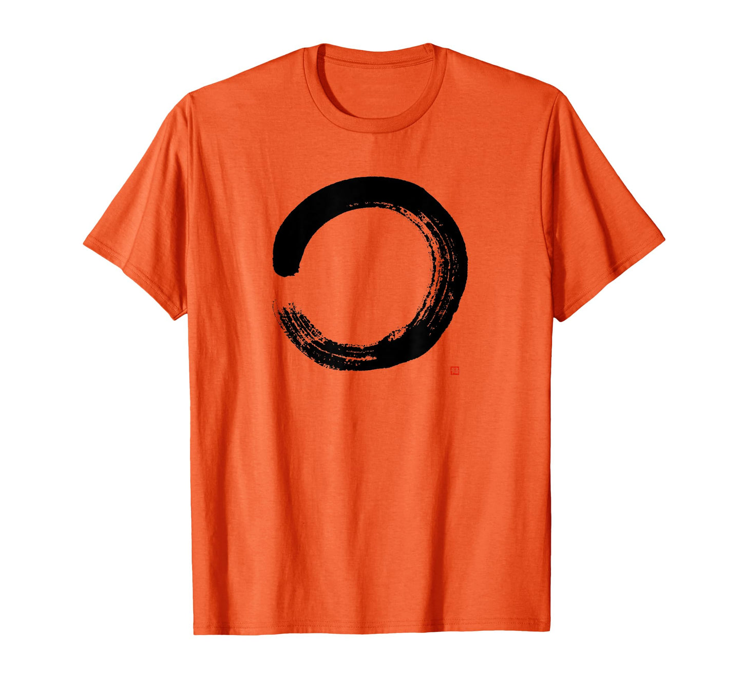 Zen Enso Circle Hand-brushed Japanese Zen Enso Calligraphy T-Shirt