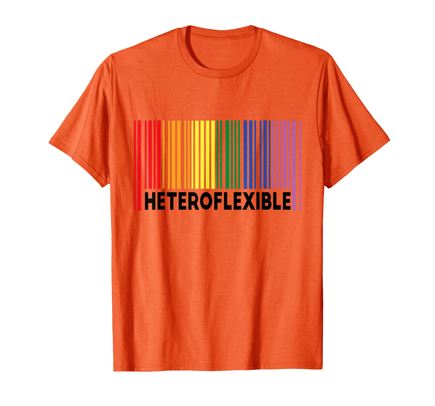 Heteroflexible Funny Yoga Unicorn Queer Ally Gay Pride Stuff T-Shirt