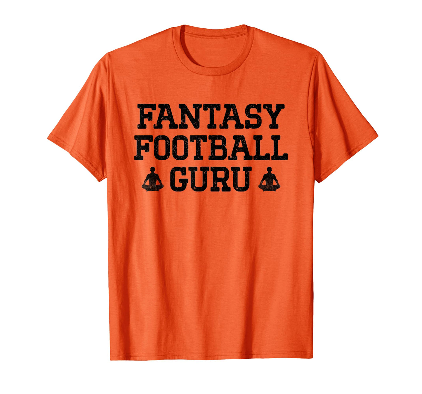 Funny Fantasy Football Guru Yoga Meditation Lotus Pose T-Shirt