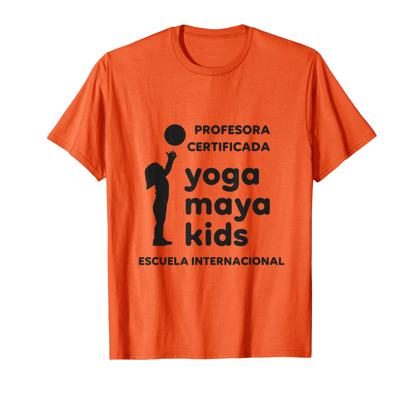 Yoga Maya kids Certified Teacher T-Shirt, Unisex-Adult, Educators, Children, Grey, Small, Short Sleeve, T-Shirt