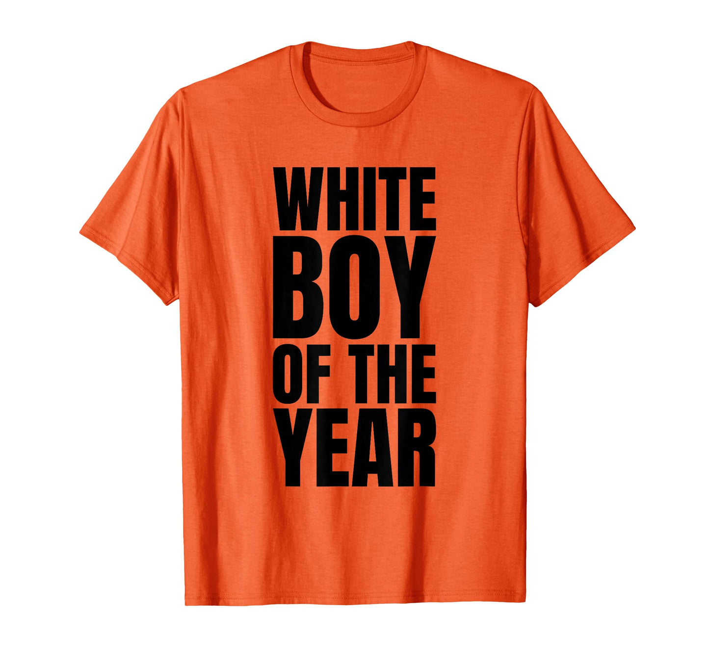 White Boy Of The Year For Men Boys Kids Funny Graphic T-Shirt