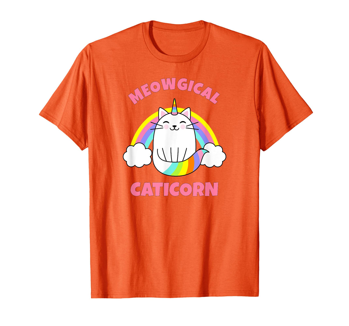Caticorn Rainbow T-Shirt Meowgical Cat Unicorn Kittycorn Tee