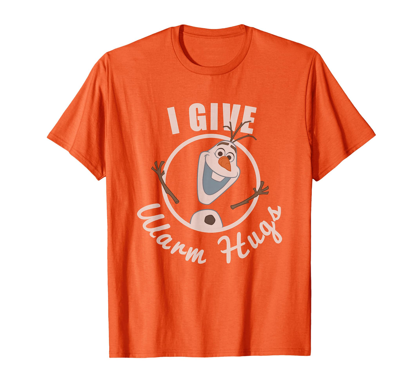 Disney Frozen I Give Warm Hugs Olaf Portrait Vintage T-Shirt
