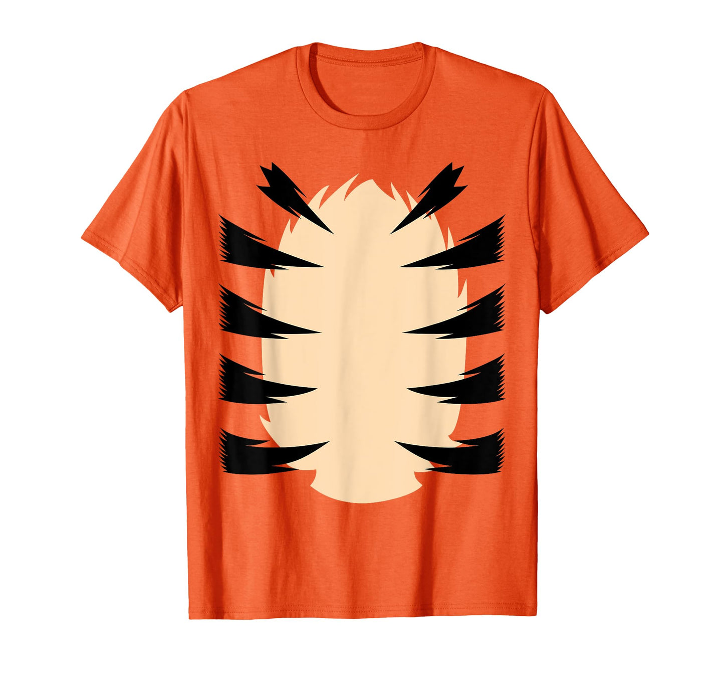 Tiger Stripes DIY Halloween Costume Tiger Belly Orange Tiger T-Shirt