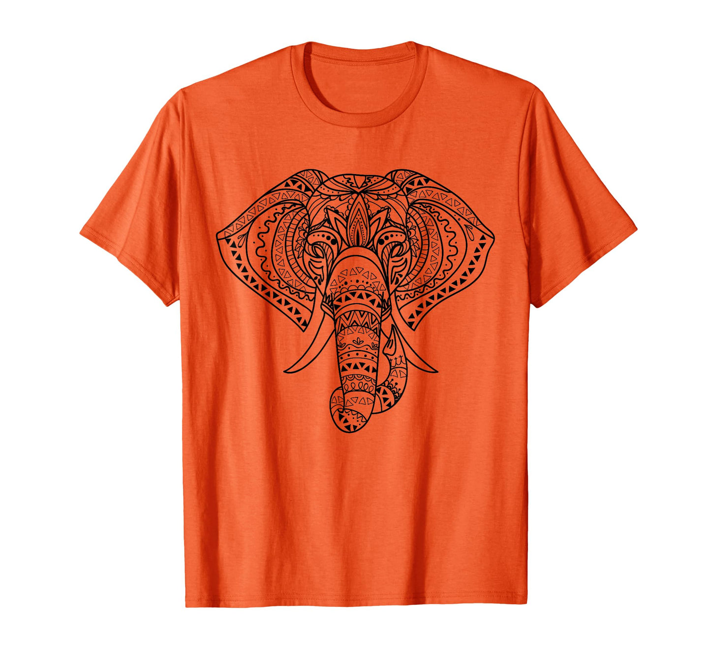 Elephant Mandala, Ethnic Native American Shamanic T-Shirt