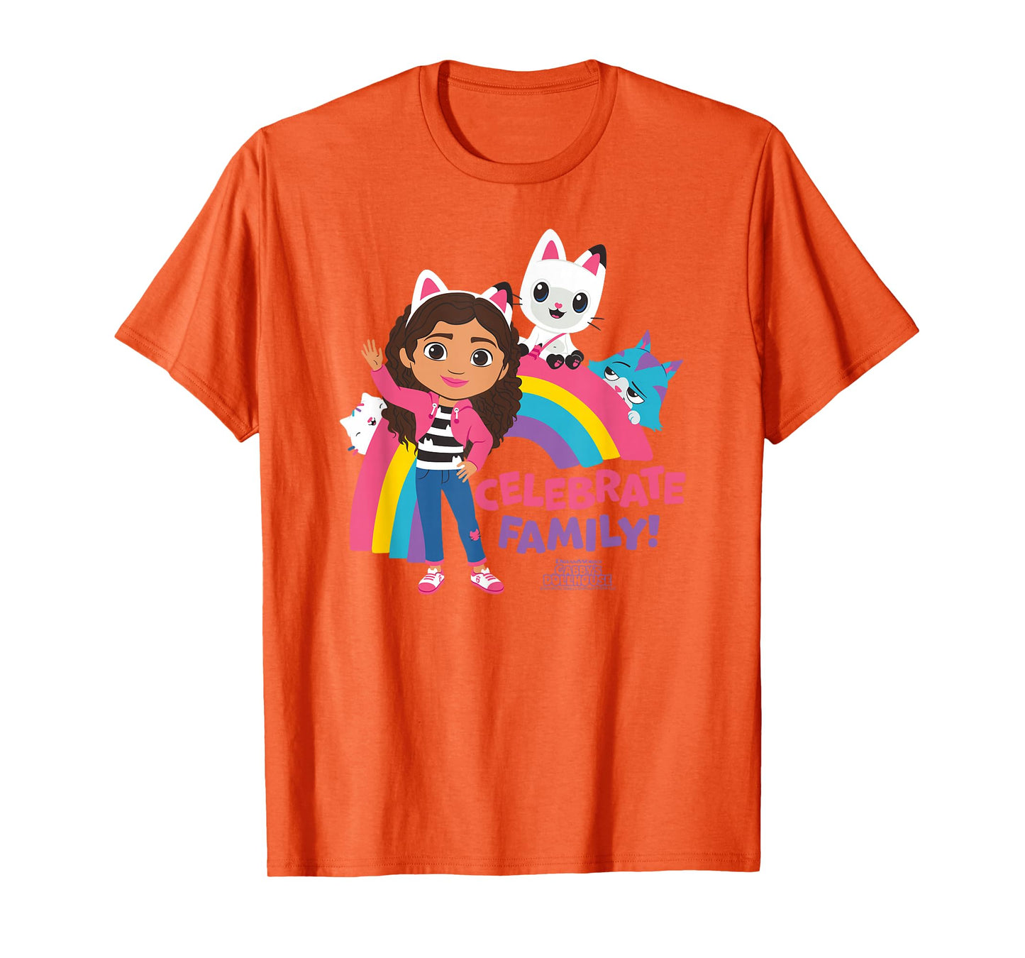 DreamWorks Gabby's Dollhouse Celebrate Family T-Shirt