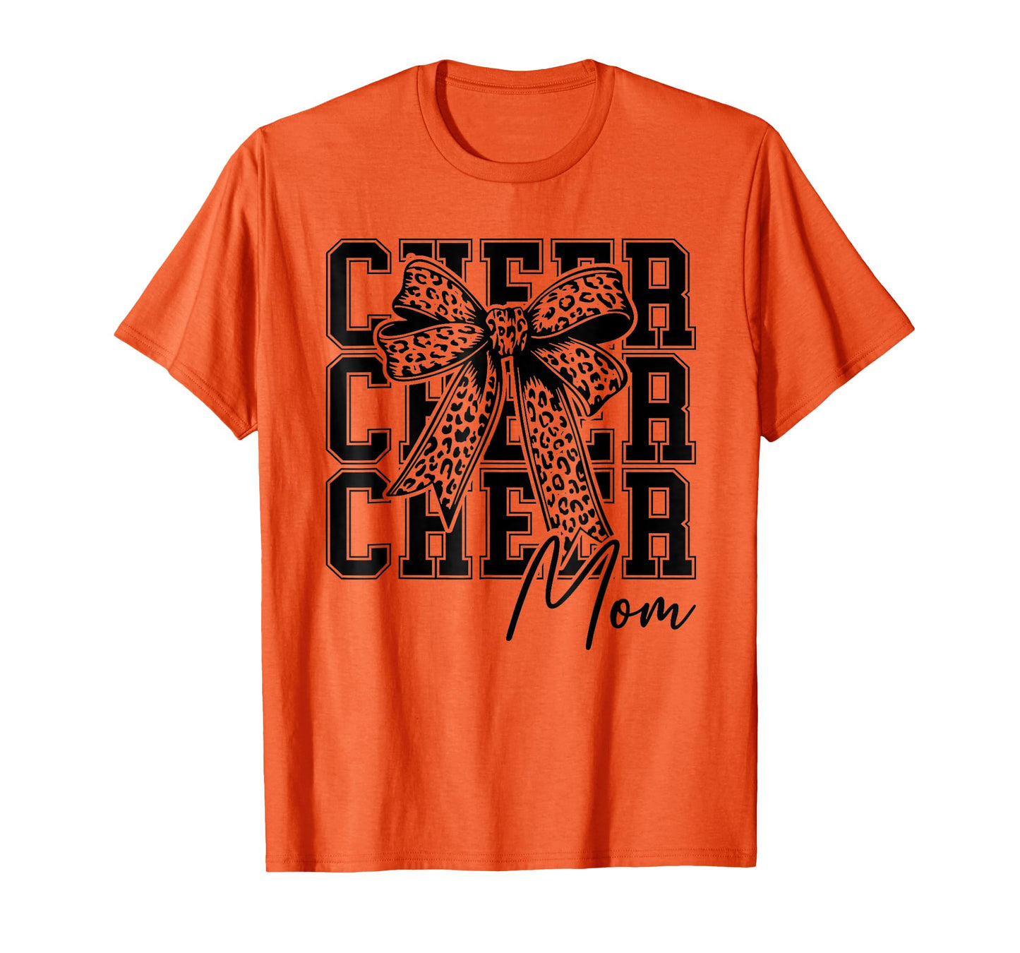 Cheer Mom Cheerleader Mom Cheer Mama Biggest Fan Mothers Day T-Shirt