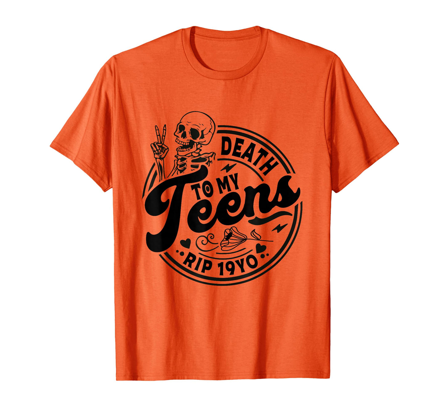 Funny Death To My Teens R.I.P Turning Twenties 20th Birthday T-Shirt