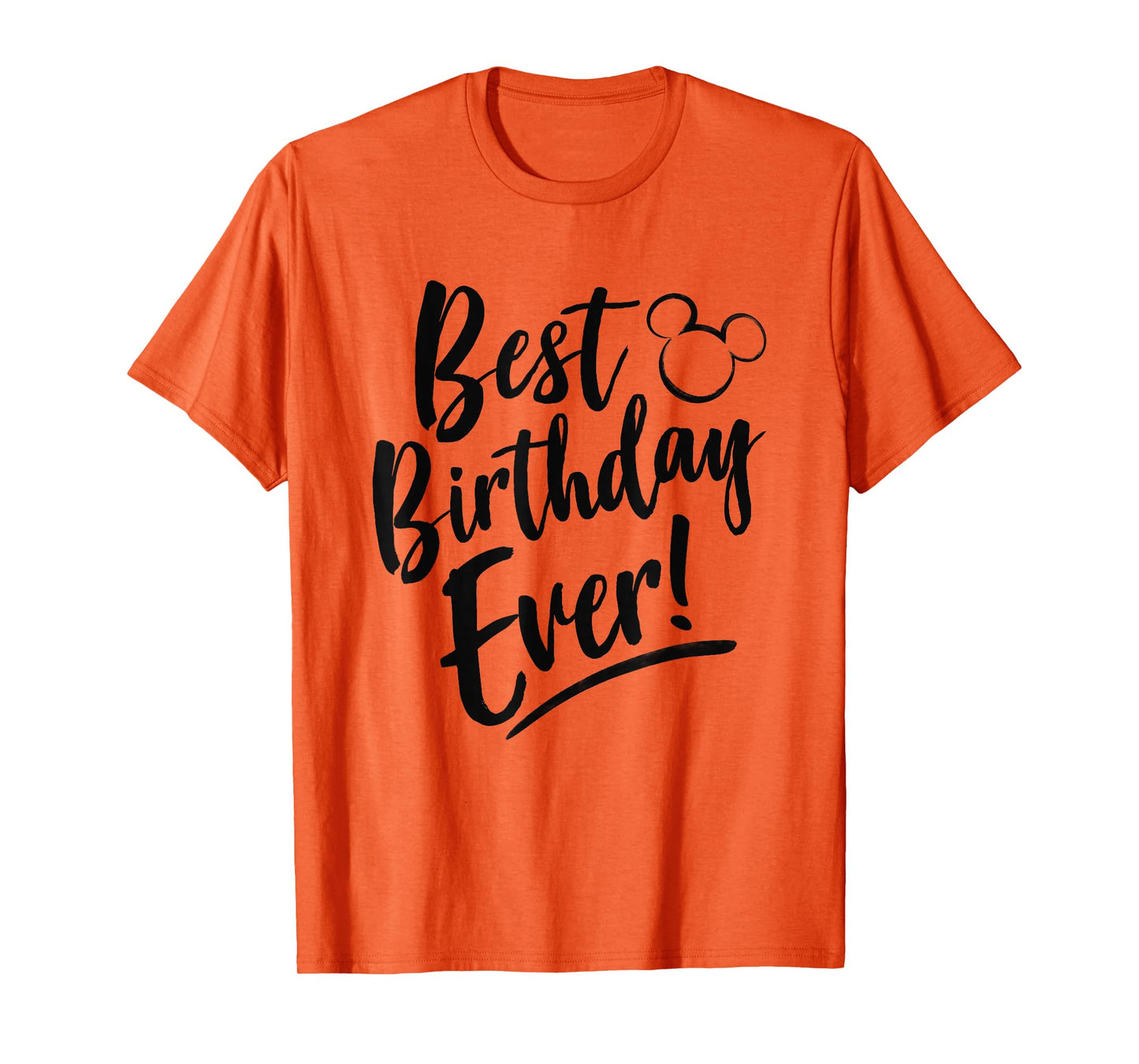 Disney Mickey And Friends Best Birthday Ever Classic Logo T-Shirt